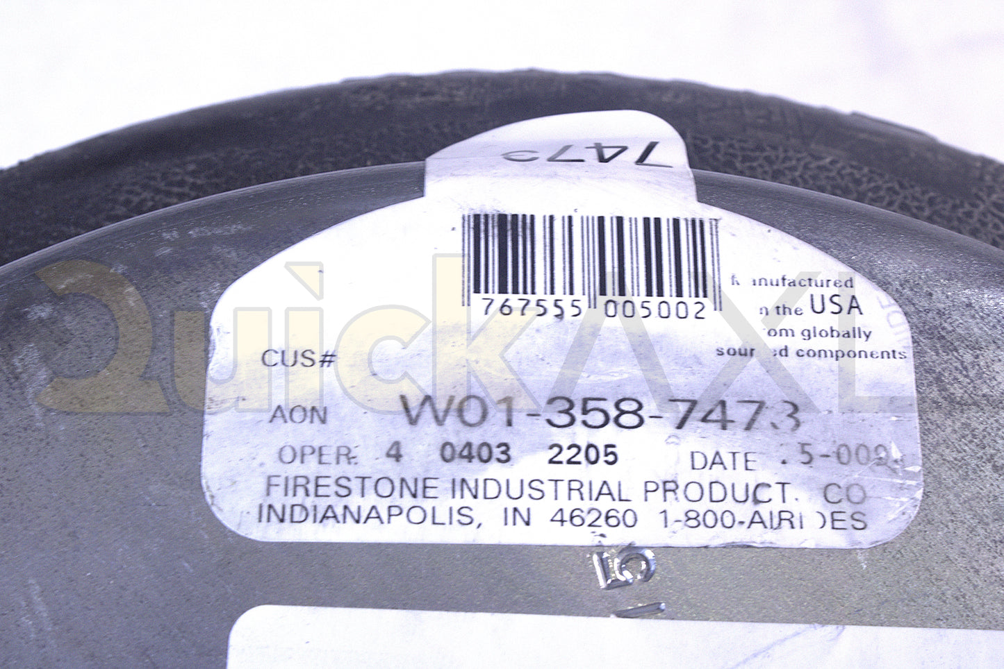 Air Springs, 2B12-428, W01-358-7473 - 1003587473C