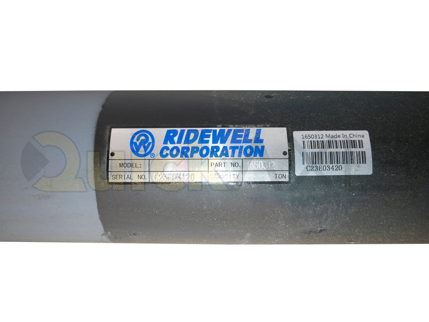 Air Disc Brake Axle, 77.5 Axle Track, QuickAxle Universal Mounting Pattern Brake Flange, 25k Beam, Straight With 5 in Dia and P Spindle