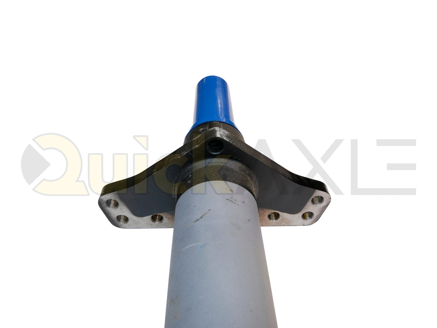 Air Disc Brake Axle, 77.5 Axle Track, QuickAxle Universal Mounting Pattern Brake Flange, 22.5k Beam, 6.25 Bent Tube With 5 in Dia and P Spindle