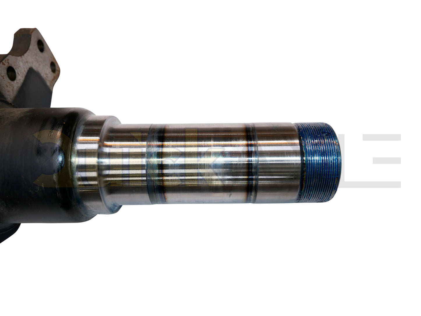 Air Disc Brake Axle, 77.5 Axle Track, PAN19 Mounting Pattern Brake Flange, 25k Beam, Straight With 5 in Dia and P Spindle