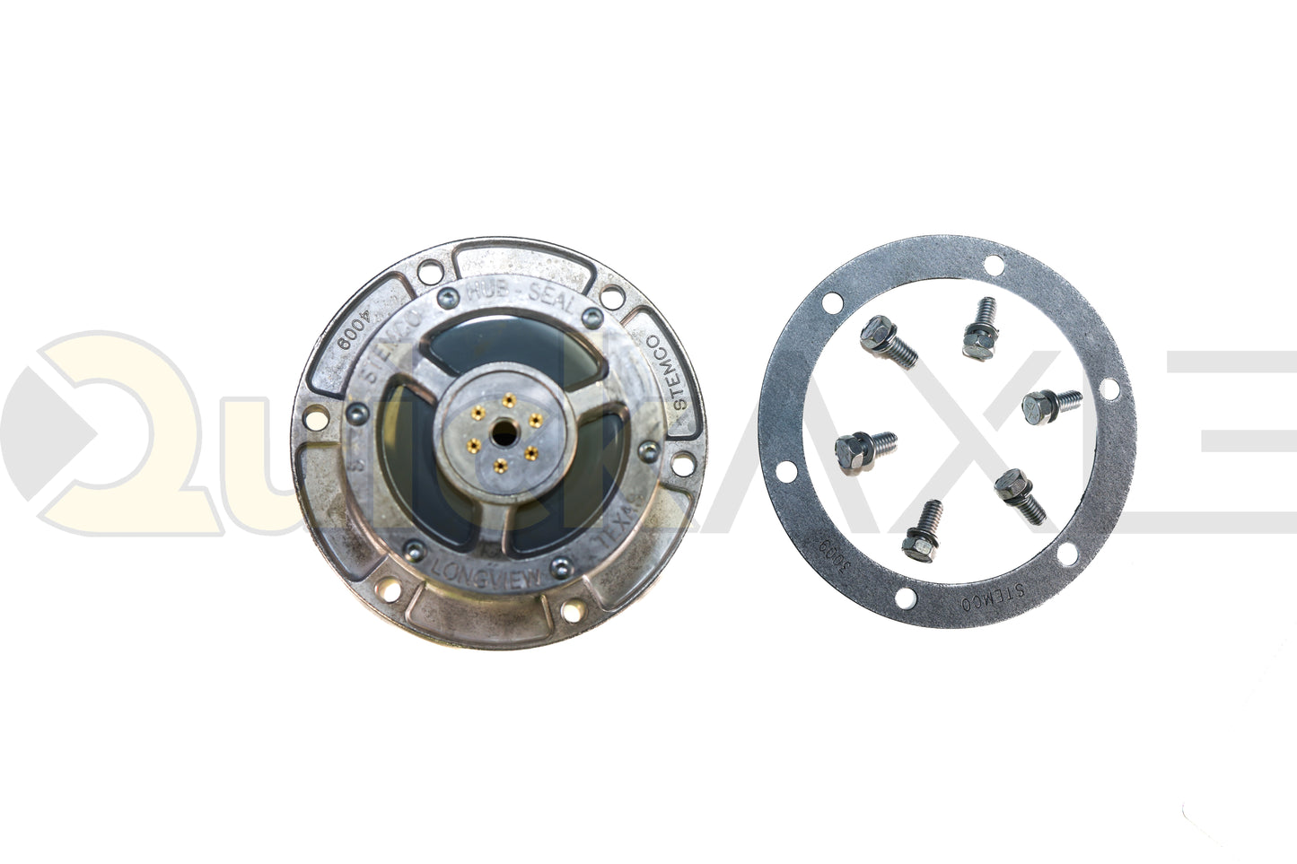 Stemco FN Grease PSI Hub Cap Kit - 340-4370 hub cap 1660375 and gasket 1664206B007 for 6040264