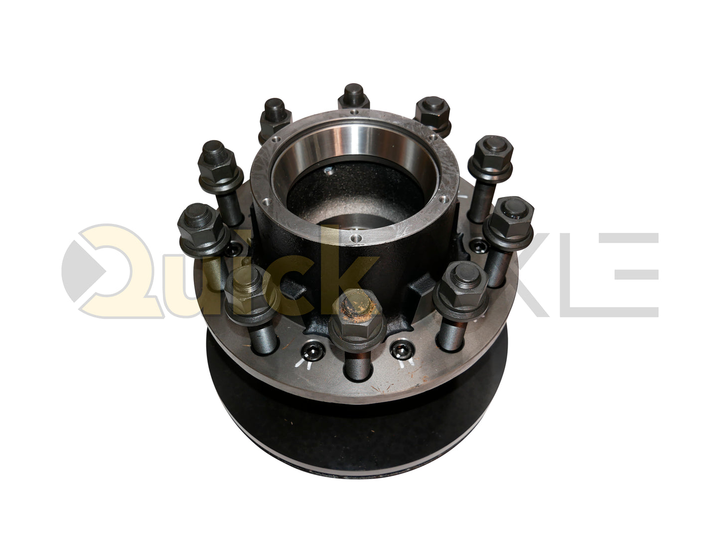 Hub and Rotor Assemblies, Fuwa, Hub Pilot, P Spindle, Cast Iron - Hub Material, 375 mm Brake Size