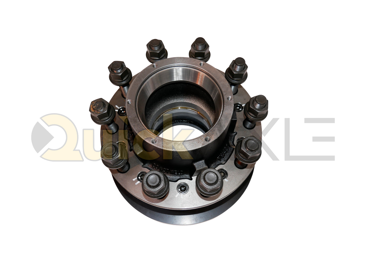 Hub and Rotor Assemblies, Fuwa, Hub Pilot, P Spindle, Cast Iron - Hub Material, 375 mm Brake Size