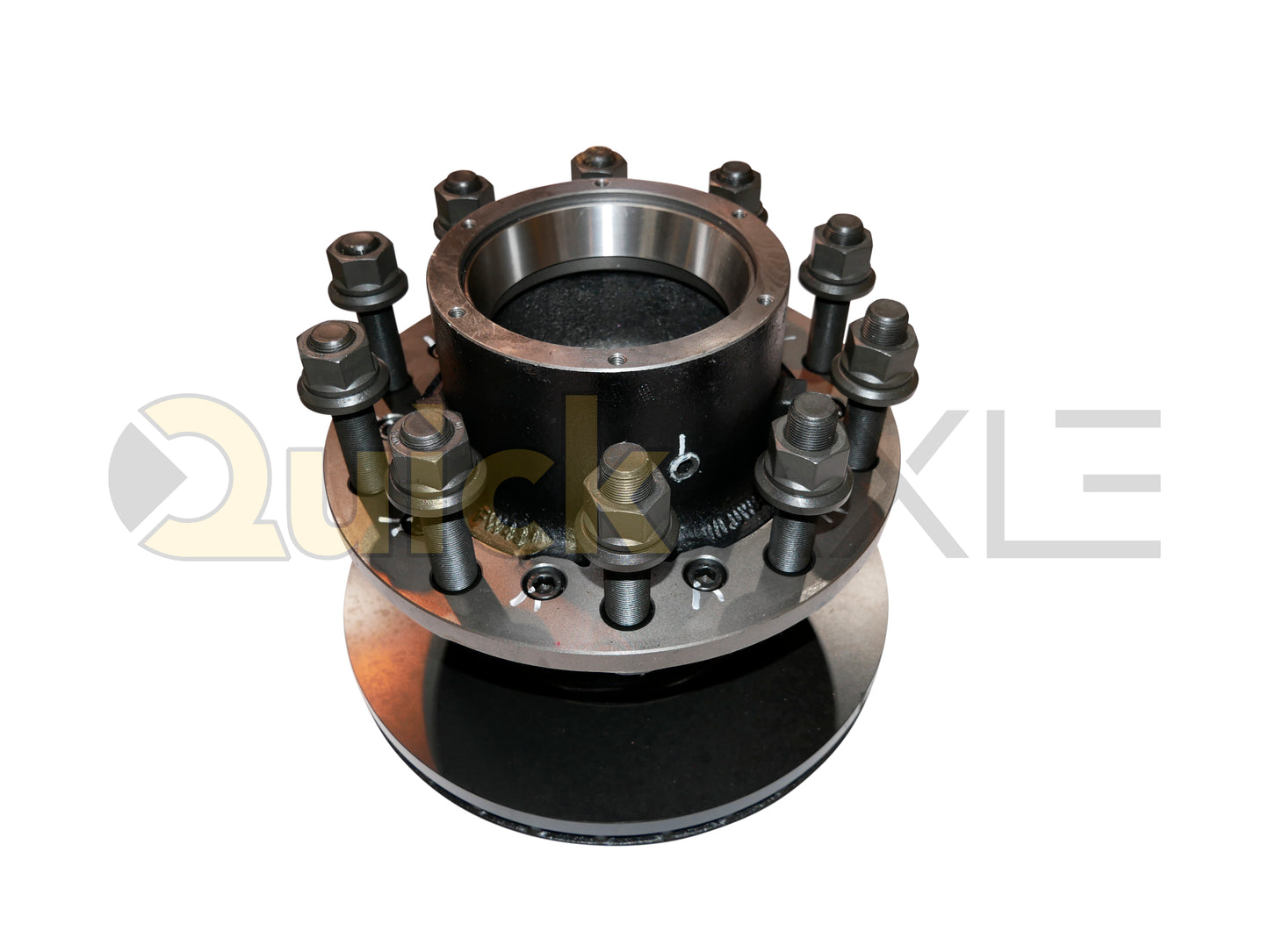 Hub and Rotor Assemblies, Fuwa, Hub Pilot, P Spindle, Cast Iron - Hub Material, 375 mm Brake Size