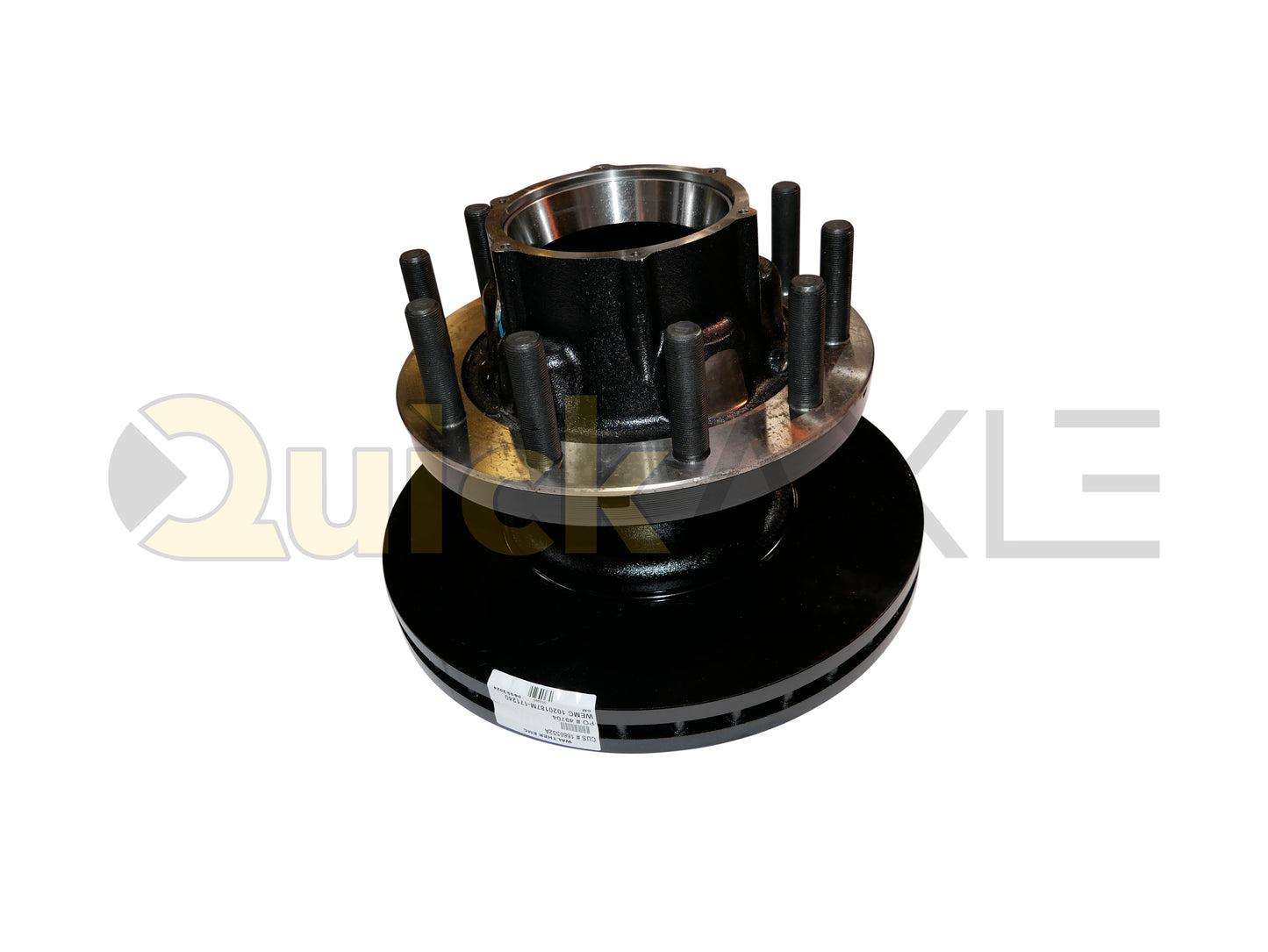 Hub and Rotor Assemblies, Wemc, Hub Pilot, P Spindle, ADI - Hub Material, 430 mm Brake Size