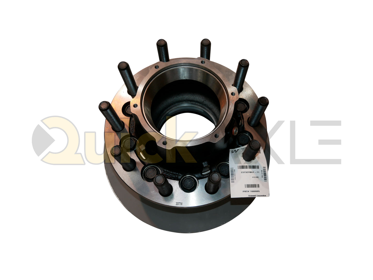 Hub and Rotor Assemblies, Webb, Hub Pilot, P Spindle, Cast Iron - Hub Material, 430 mm Brake Size