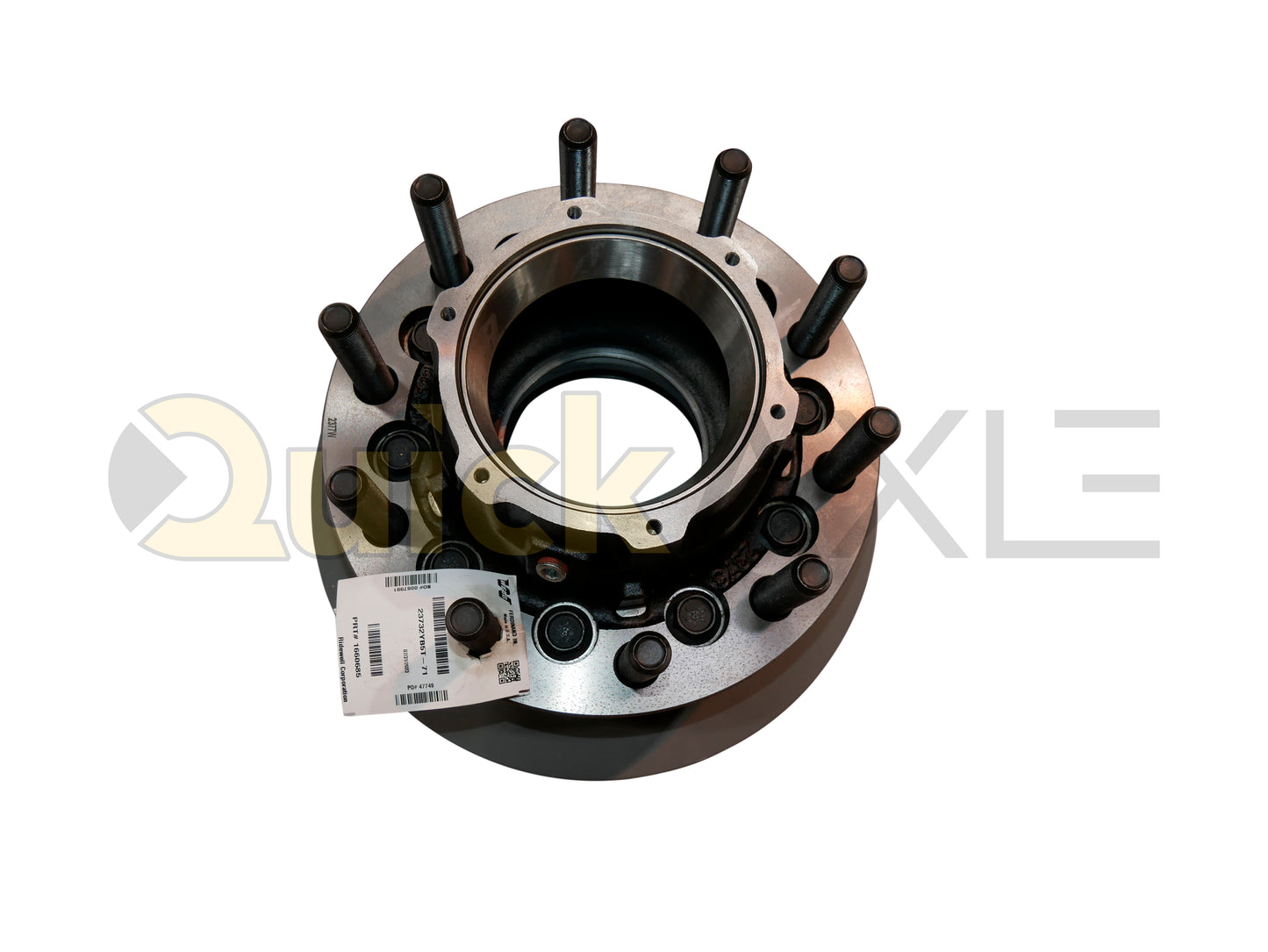 Hub and Rotor Assemblies, Webb, Hub Pilot, P Spindle, Cast Iron - Hub Material, 430 mm Brake Size
