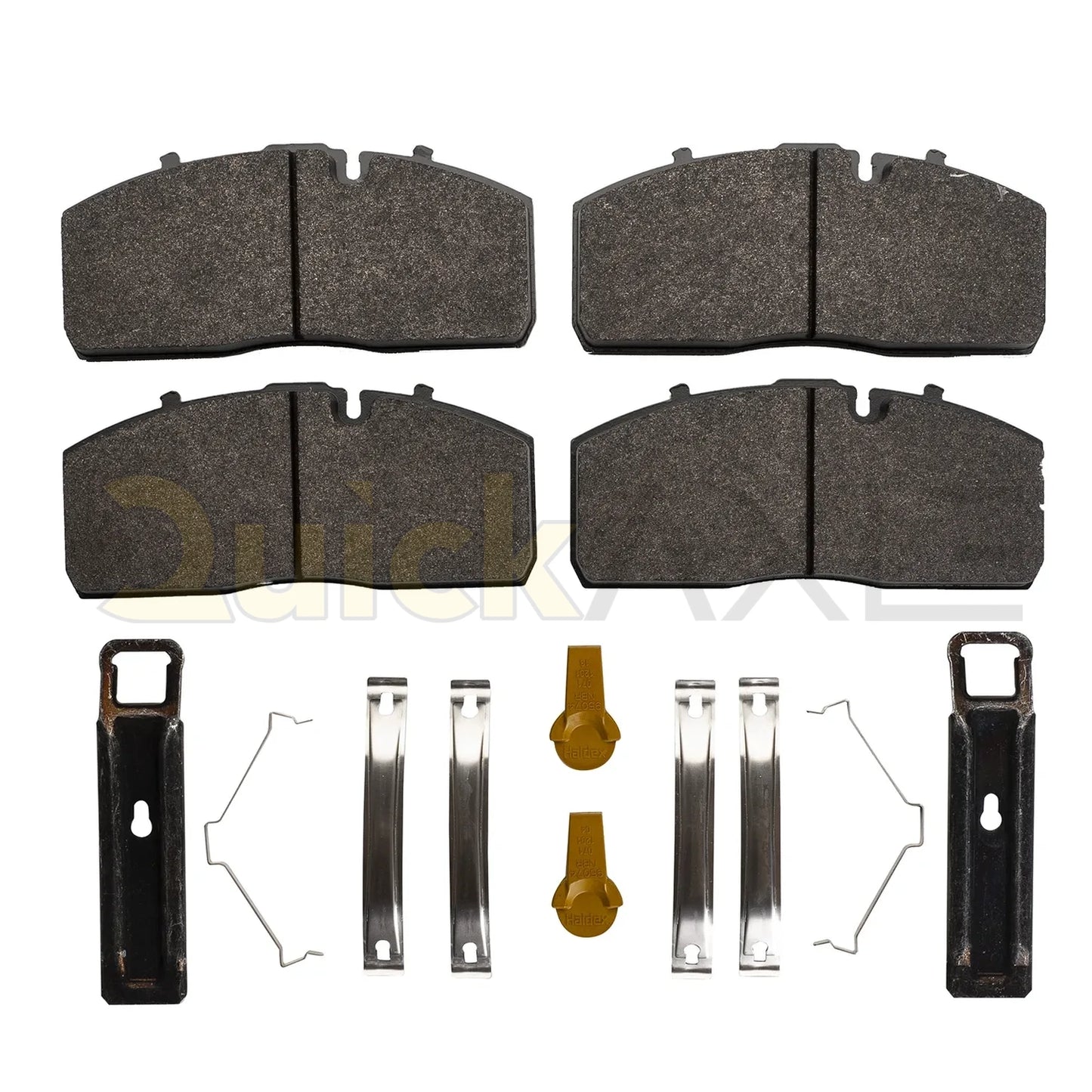 Brake Pad Kit, Haldex Brand, DB22LT Caliper, 1 Required Per Axle