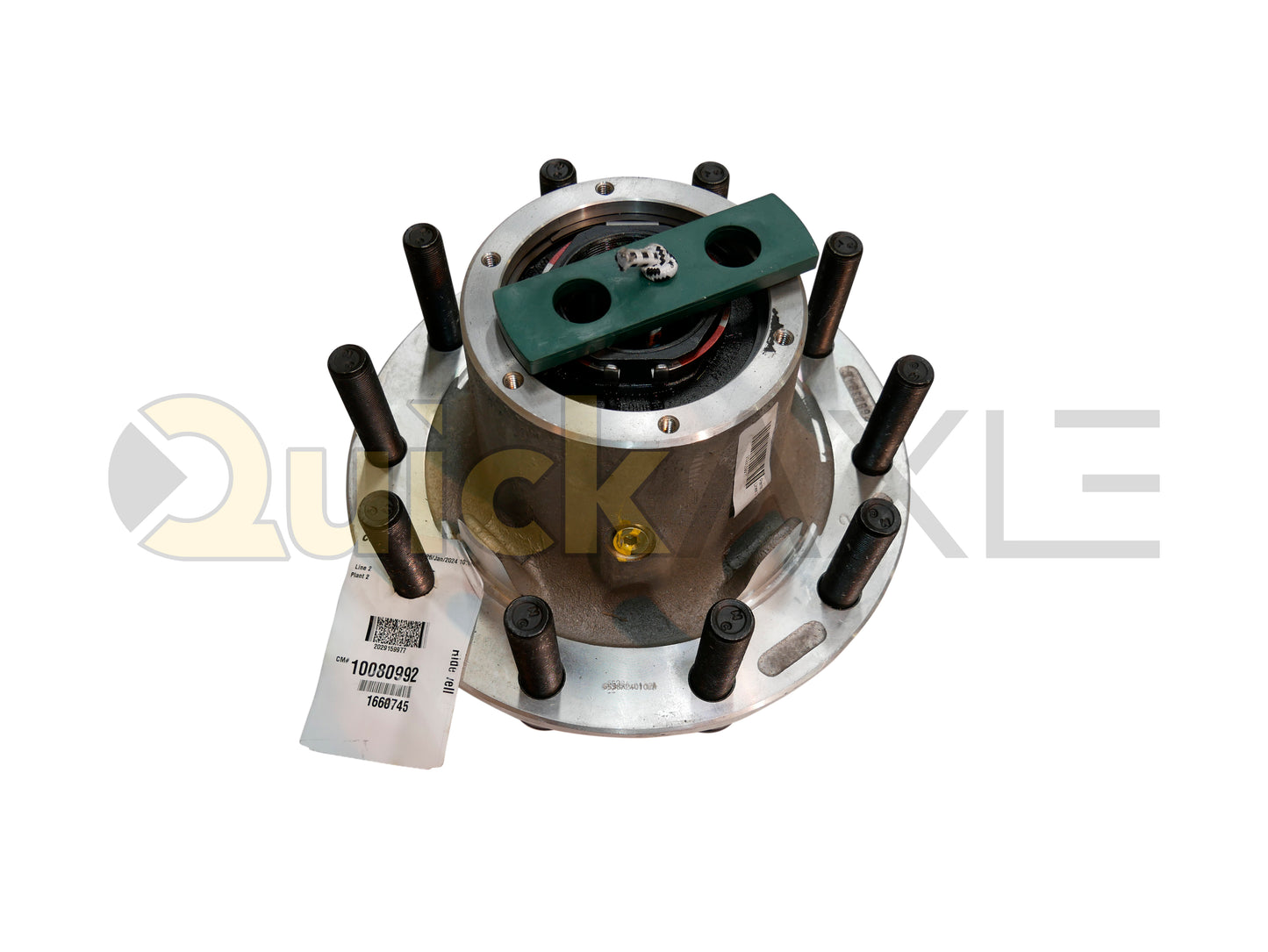 Hub, ConMet, Hub Pilot, N Spindle, Aluminum Hub Material, Includes Side Fill, Long Stud, M22 Stud Size