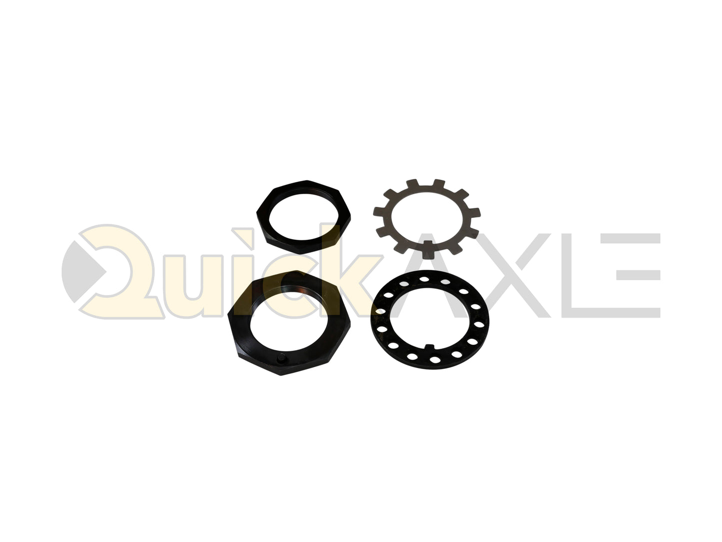 Spindles Nut, N Spindle, 2 5/8"- 16 UN Thread, QuickAxle Brand, Brand Part Number, Double Nut Type