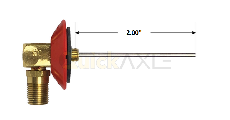 P.S.I. THRU-TEE (THRU-ELL) for Single Tire - 2.00"