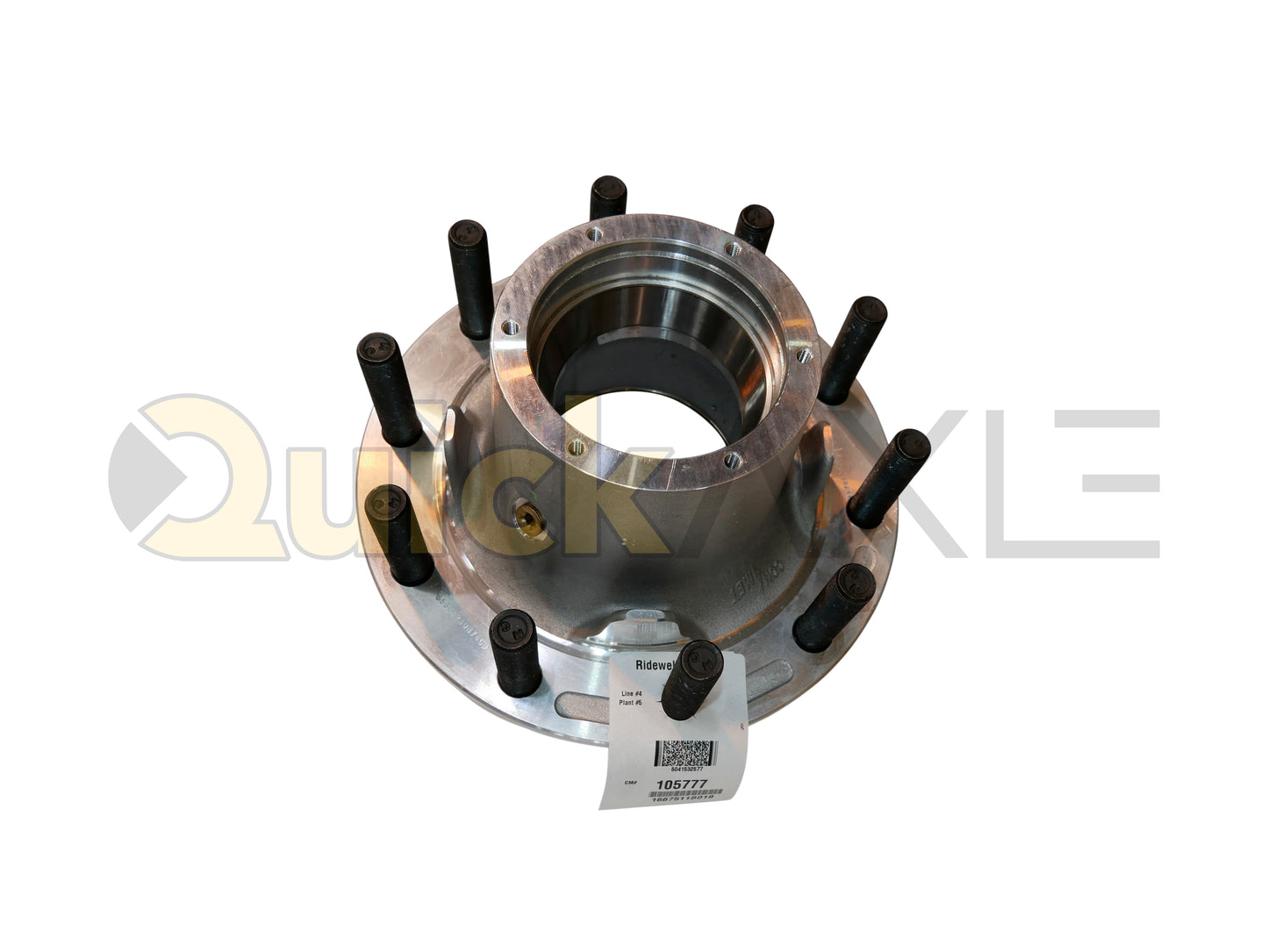 Hub, ConMet, Hub Pilot, N Spindle, Aluminum Hub Material, Includes Side Fill, Long Stud, M22 Stud Size