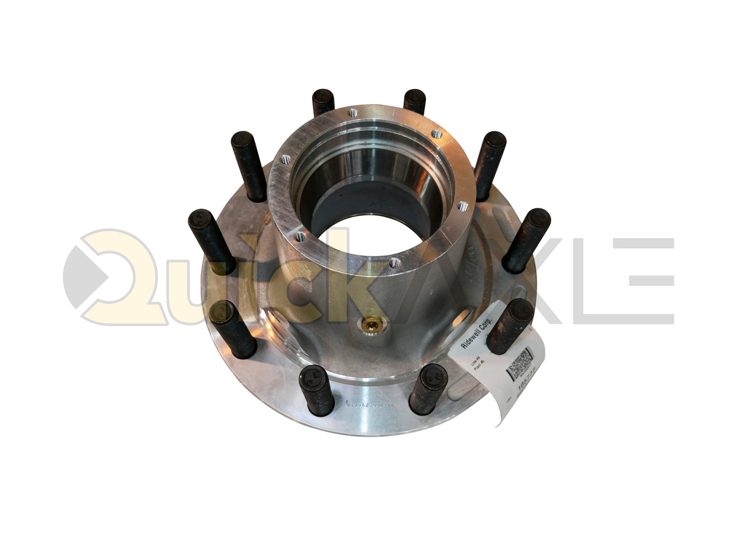 Hub, ConMet, Hub Pilot, N Spindle, Aluminum Hub Material, Includes Side Fill, Long Stud, M22 Stud Size
