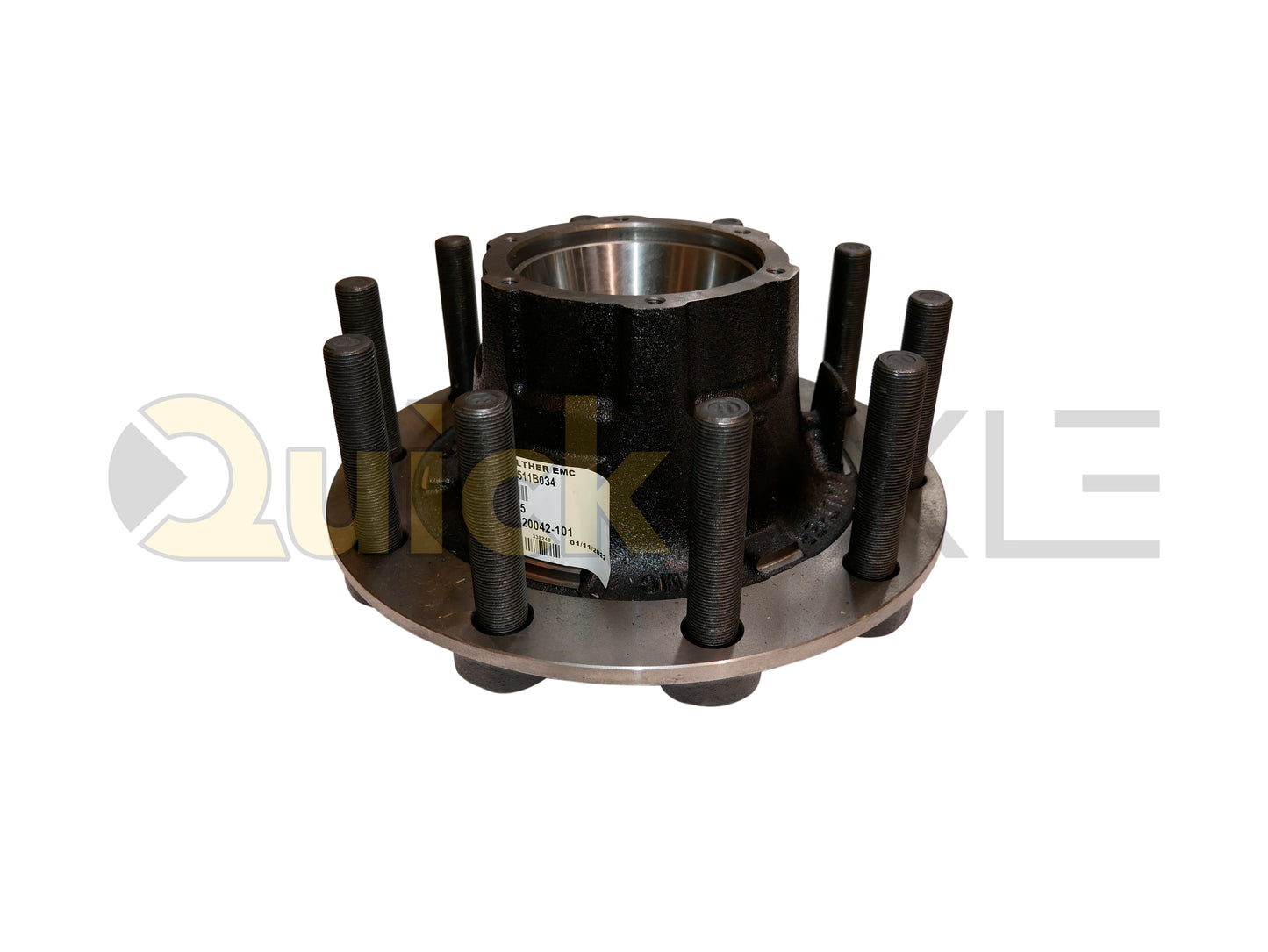 Hub, Walther EMC, Hub Pilot, N Spindle, Cast Iron Hub Material, No Side Fill, Long Stud, M22 Stud Size