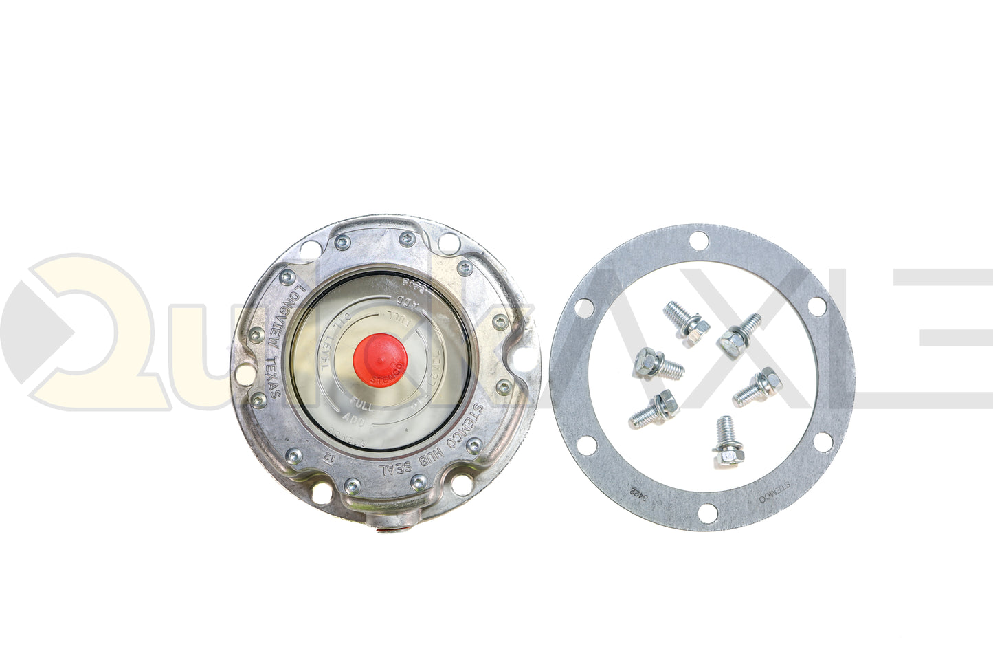 Stemco FL Oil Hub Cap Kit - 343-4249 hub cap 1667537B005 and gasket 1667537B006 for 6040270