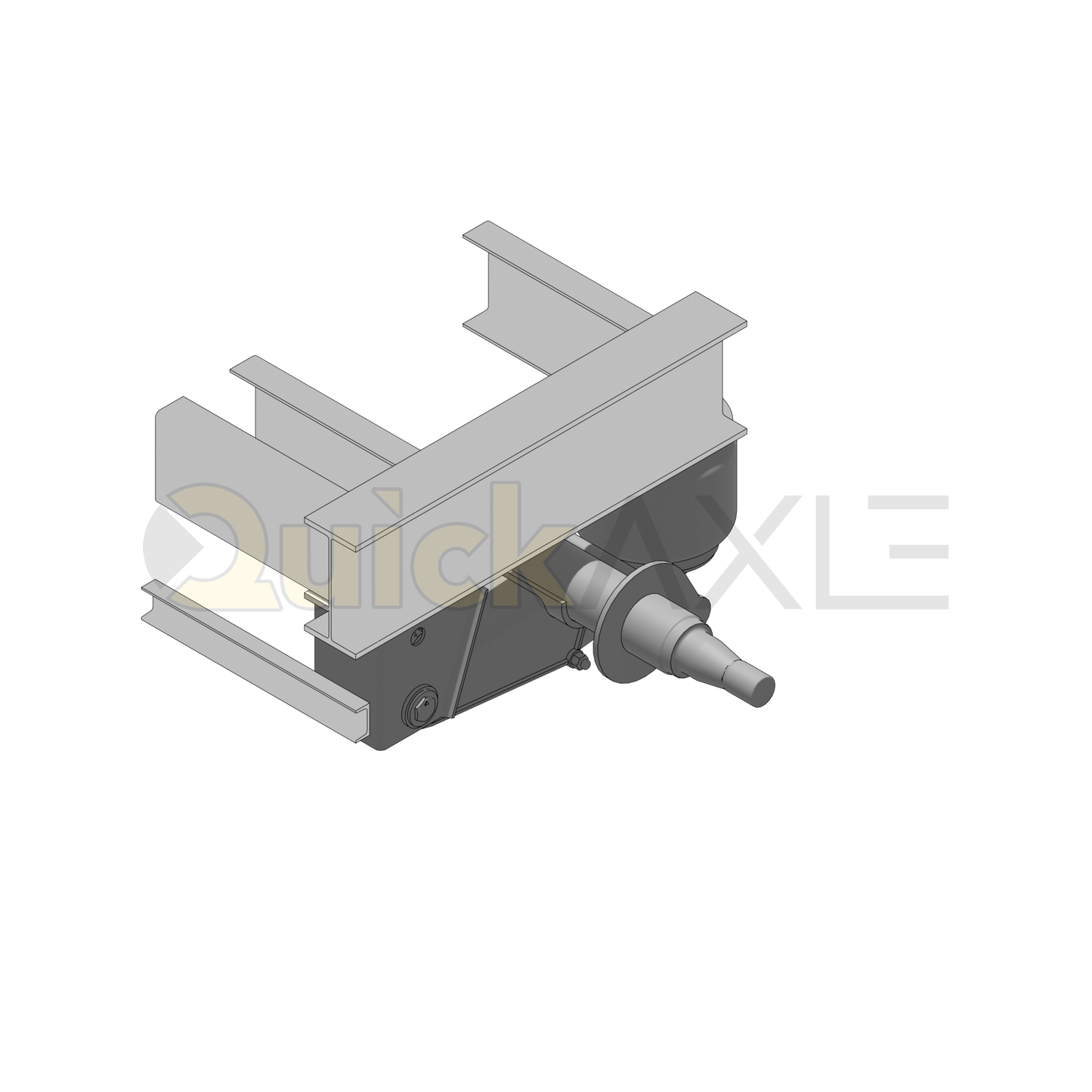 Ridewell RAR-240HT Trailer Underslung Air Ride Suspension - Non-Steerable - 25,000 lb Capacity - 2400306