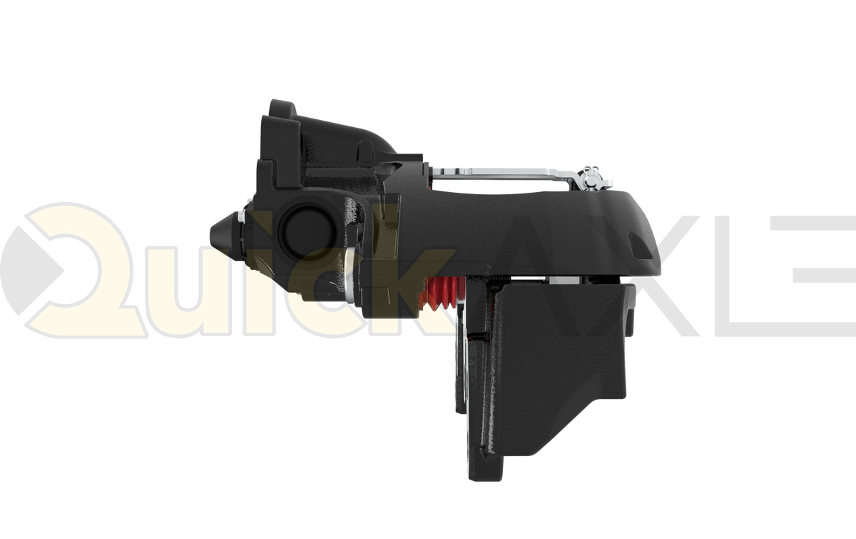 Calipers, NEW, SPPAUTO Brand, BENDIX ADB22X 0° Type, COMPLETE CALIPER LESS SHOES, LEFT (L) / 802985, B-7515