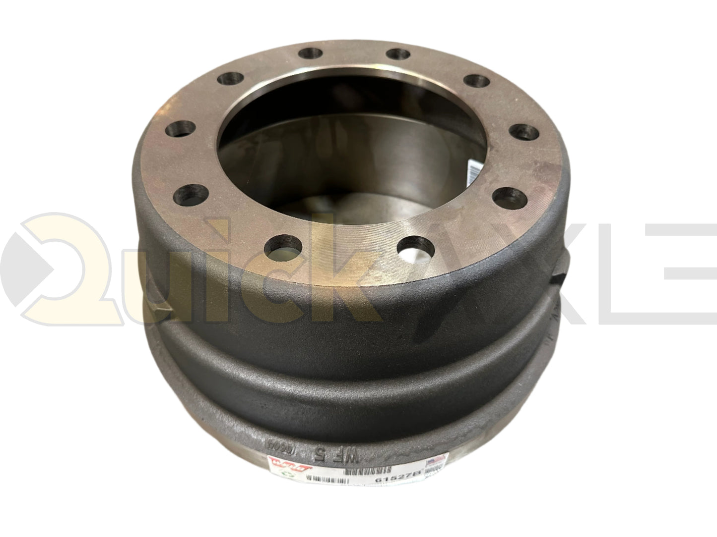 Drum, Webb, M22, 10 Stud Quantity, 11.25 (285.75) Stud Base Circle, Cast Iron, 15.0" x 4.0" Brake Size