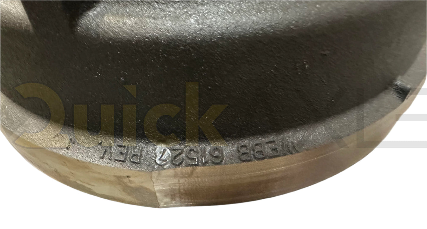 Drum, Webb, M22, 10 Stud Quantity, 11.25 (285.75) Stud Base Circle, Cast Iron, 15.0" x 4.0" Brake Size