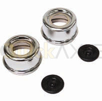 EZ LUBE GREASE CAP & PLUG CHROME 2.45 OD - Dexter #K71-317-00