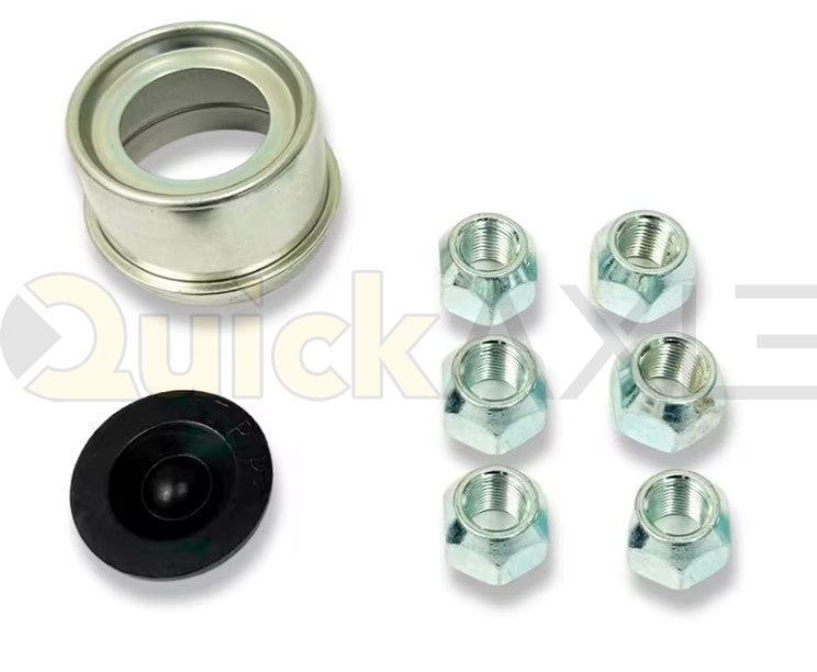 PREGREASED IDLER HUB KIT 6.0K 5.5IN CENTER W/ 6 LUGS - TRP #PP-RVIK-8PG