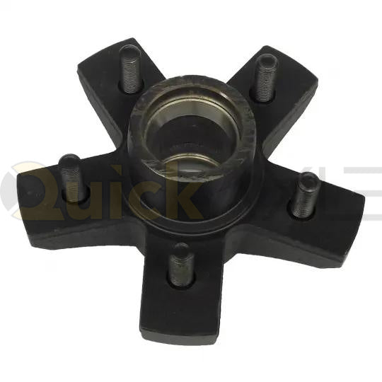 HUB 3.5K 5475 PAINTED GRAY W/CUPS & STUDS - Dexter #008-248-10