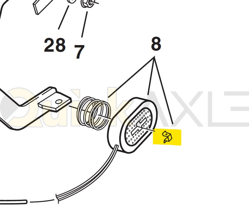 MAGNET RETAINER 12 1/4 OVAL - Dexter #027-050-00