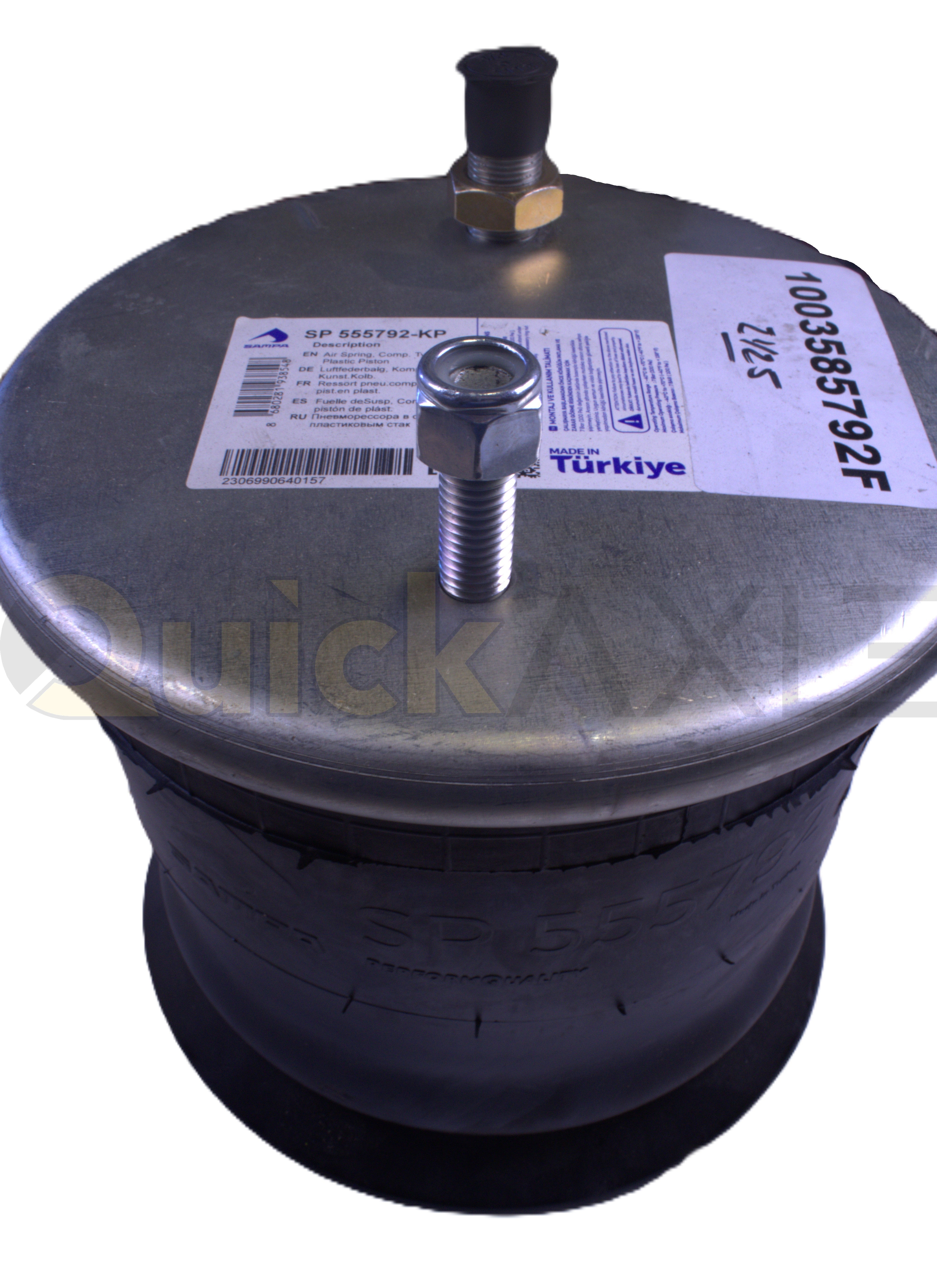 Air Spring for W01-358-5792 (555792-KP-504) - 1003585792F – QuickAxle