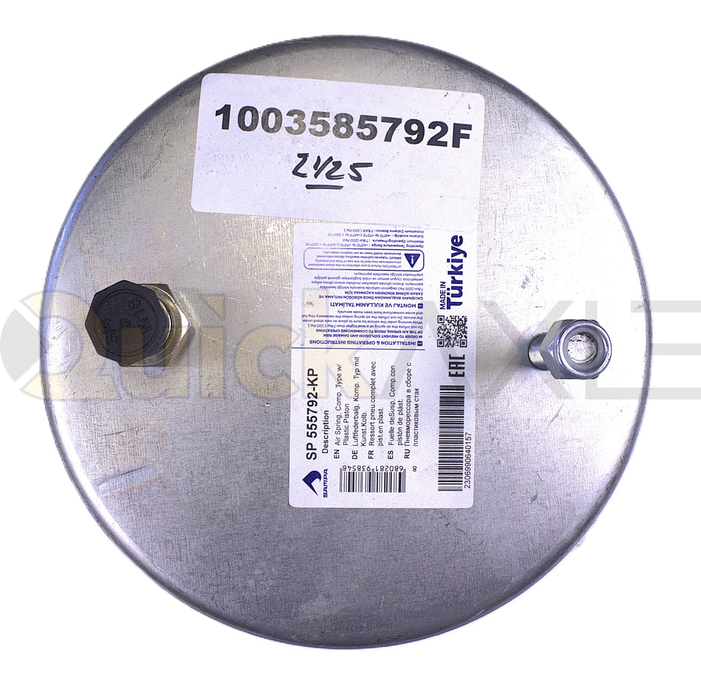 Air Springs, W01-358-5792, 555792-KP-504 - 1003585792F