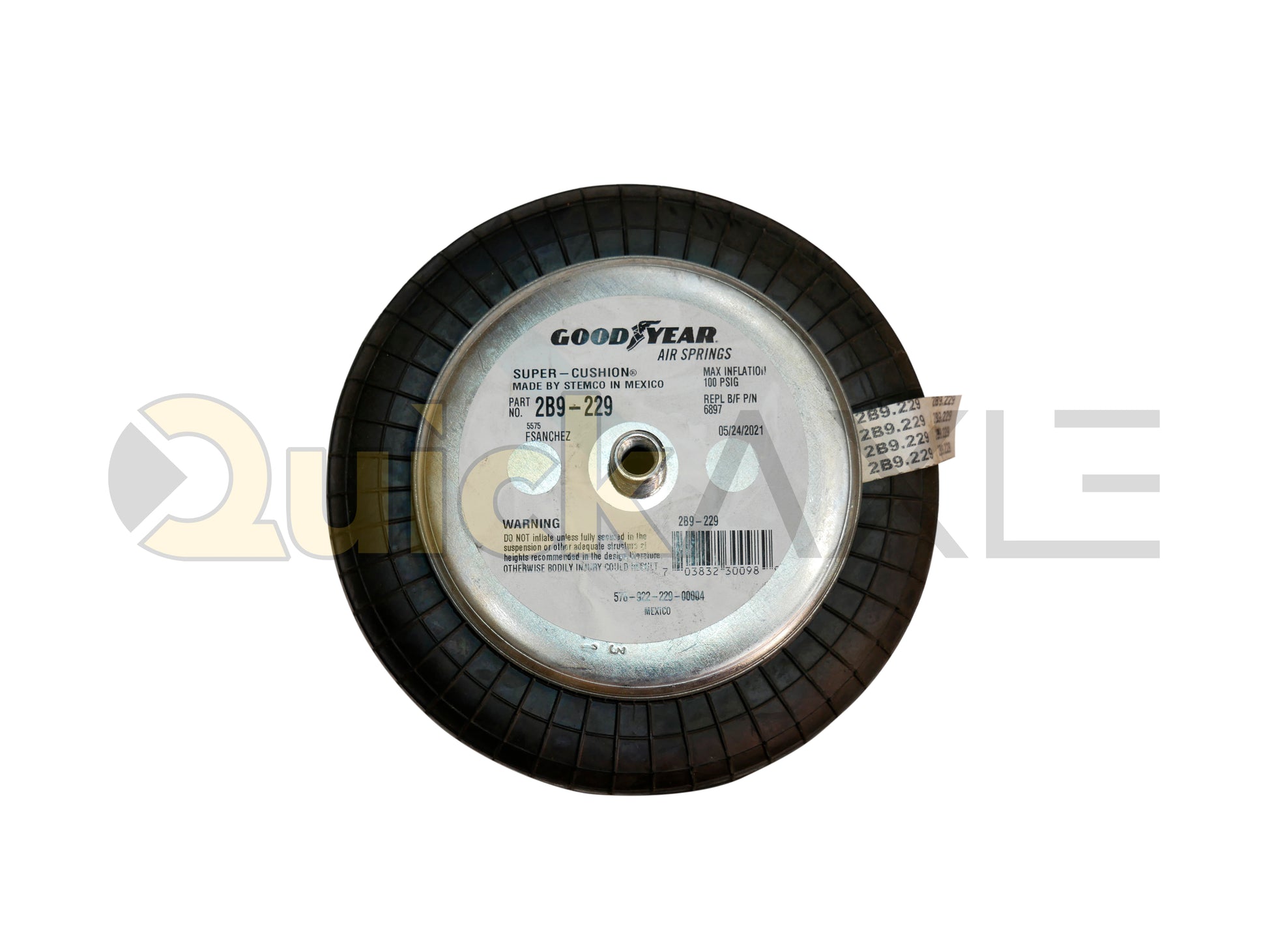 Air Springs, 2B9-229, W01-358-6897, FD 200-19 505
