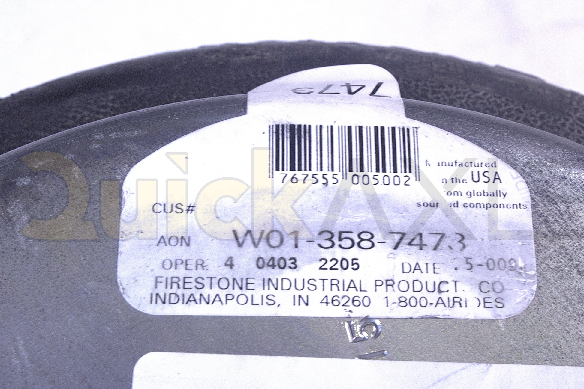 Air Springs, 2B12-428, W01-358-7473  - 1003587473C