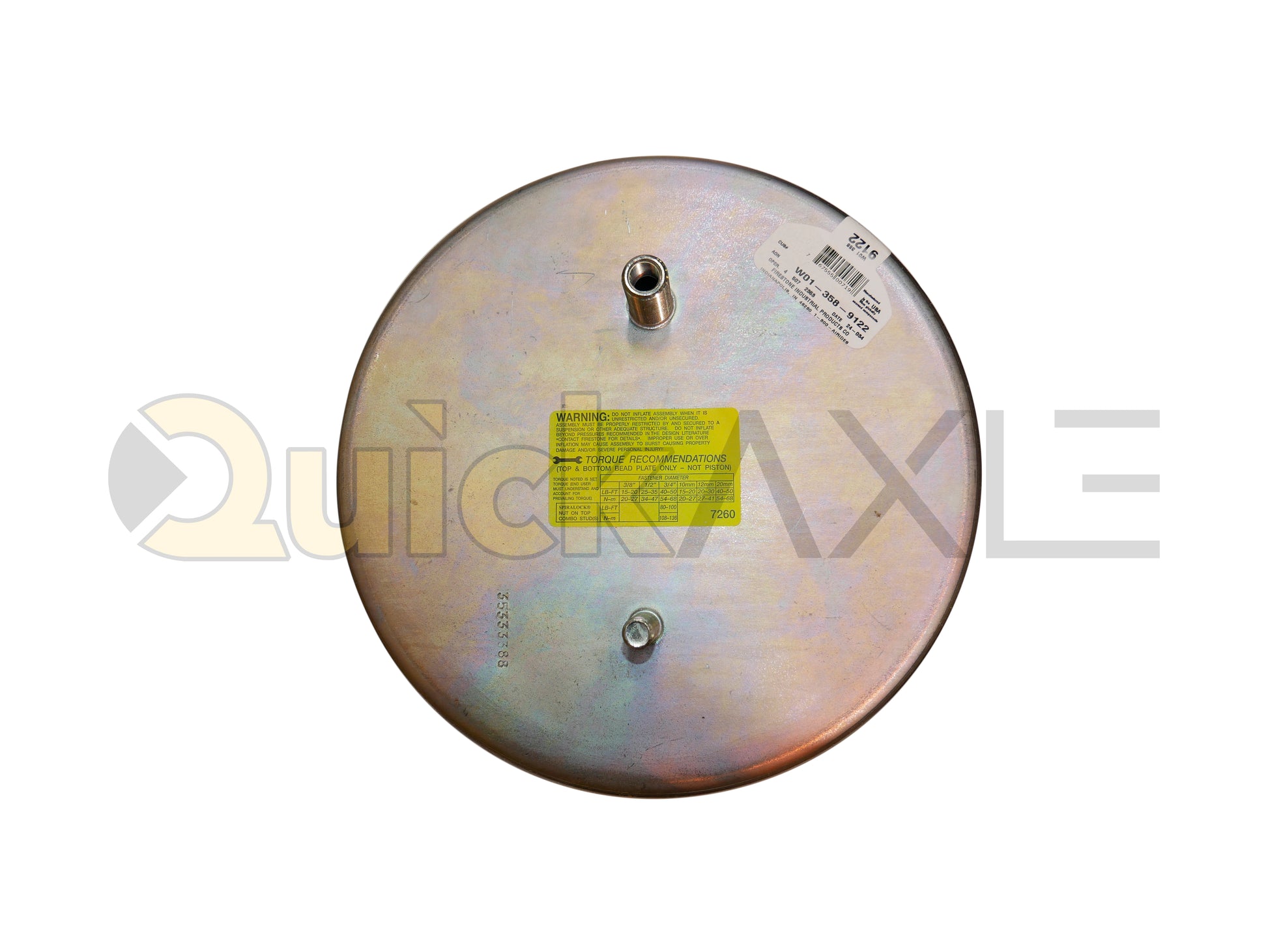 Air Springs, 1R14-045, W01-358-9122, 11 10.5-21 A 313