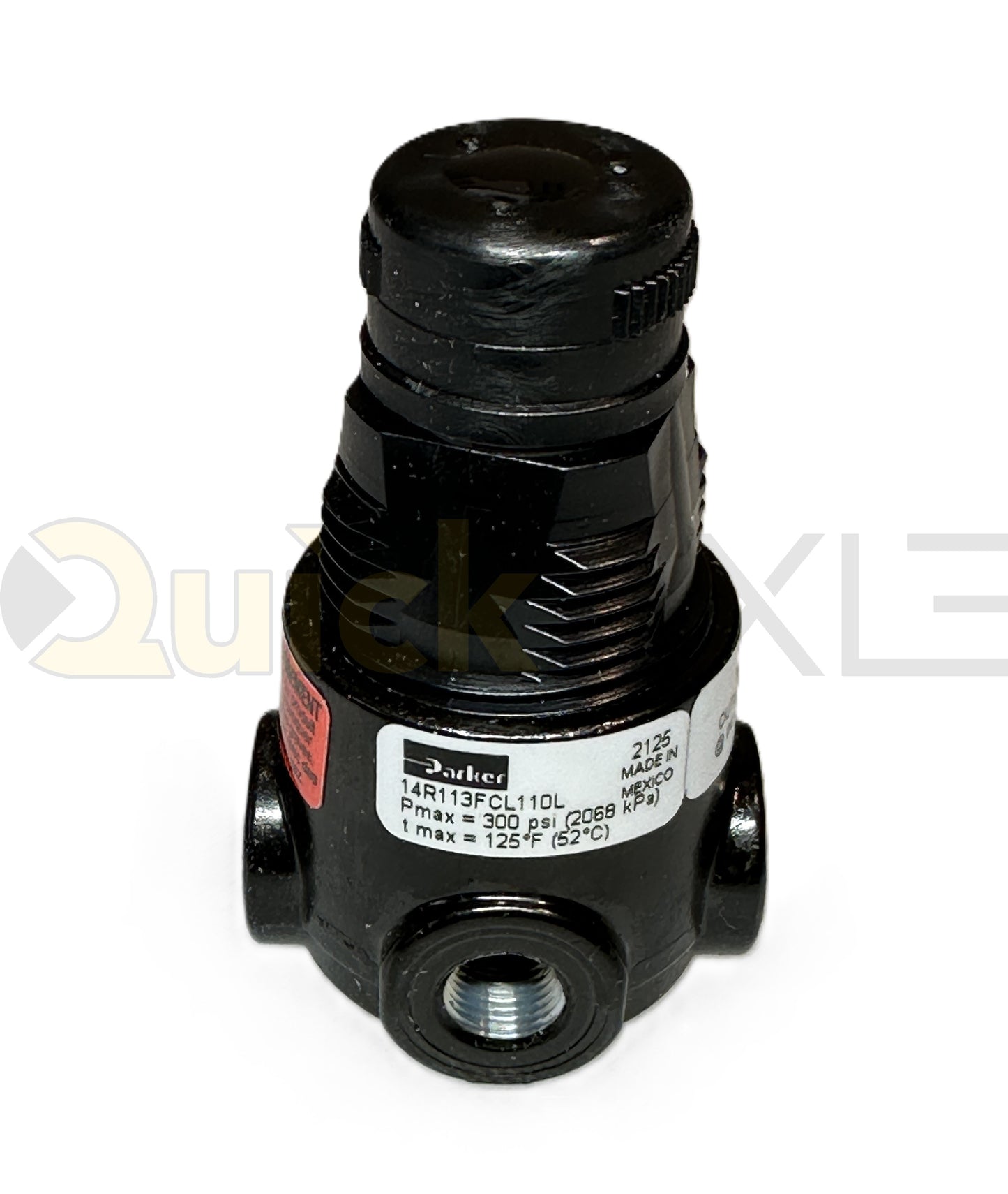 Preset Pressure Regulator, 110 psi (non-adjustable), 1/4" NPT, relieving - 1230047