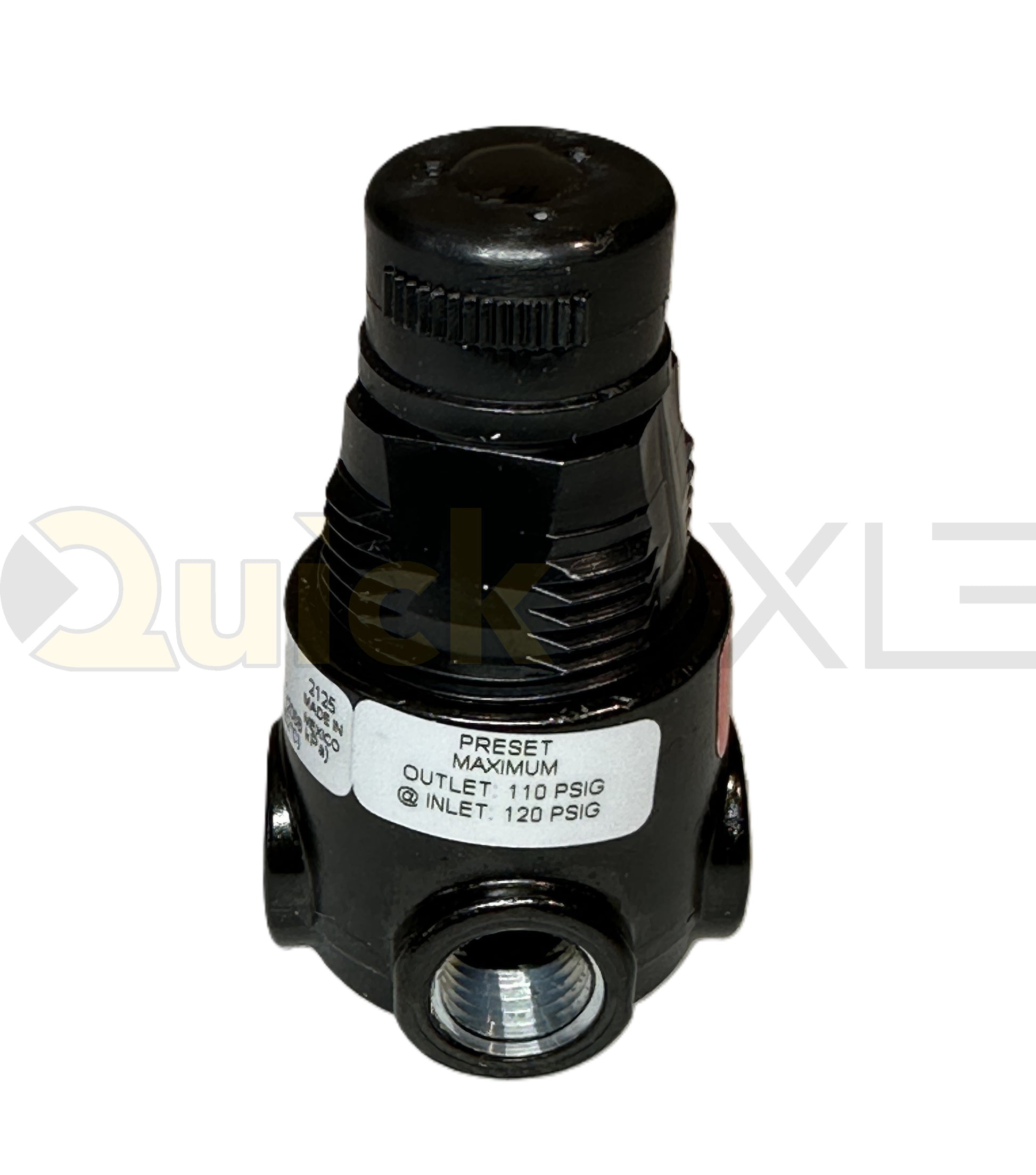 Preset Pressure Regulator, 110 psi (non-adjustable), 1/4" NPT, relieving - 1230047