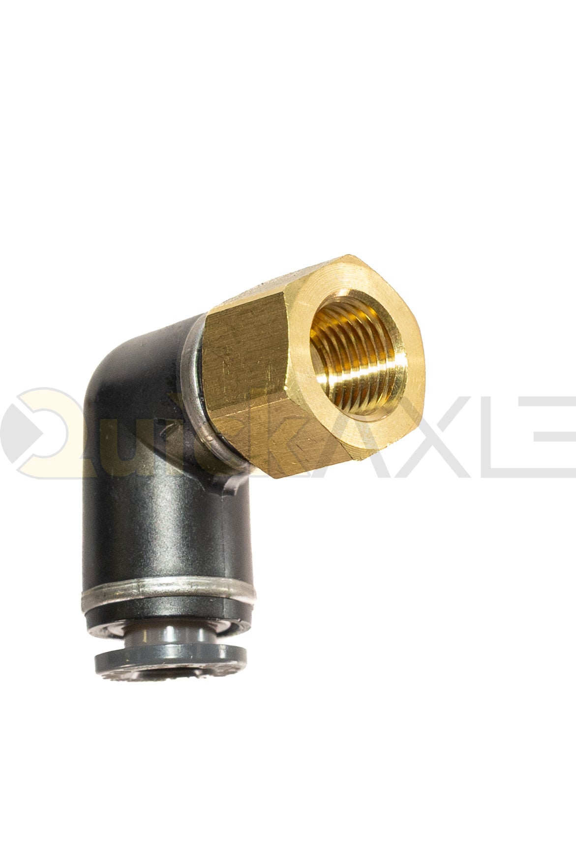 SMC 90-Degree Elbow, 1/8 FNPT x 1/4 PTC KV2LF07-34