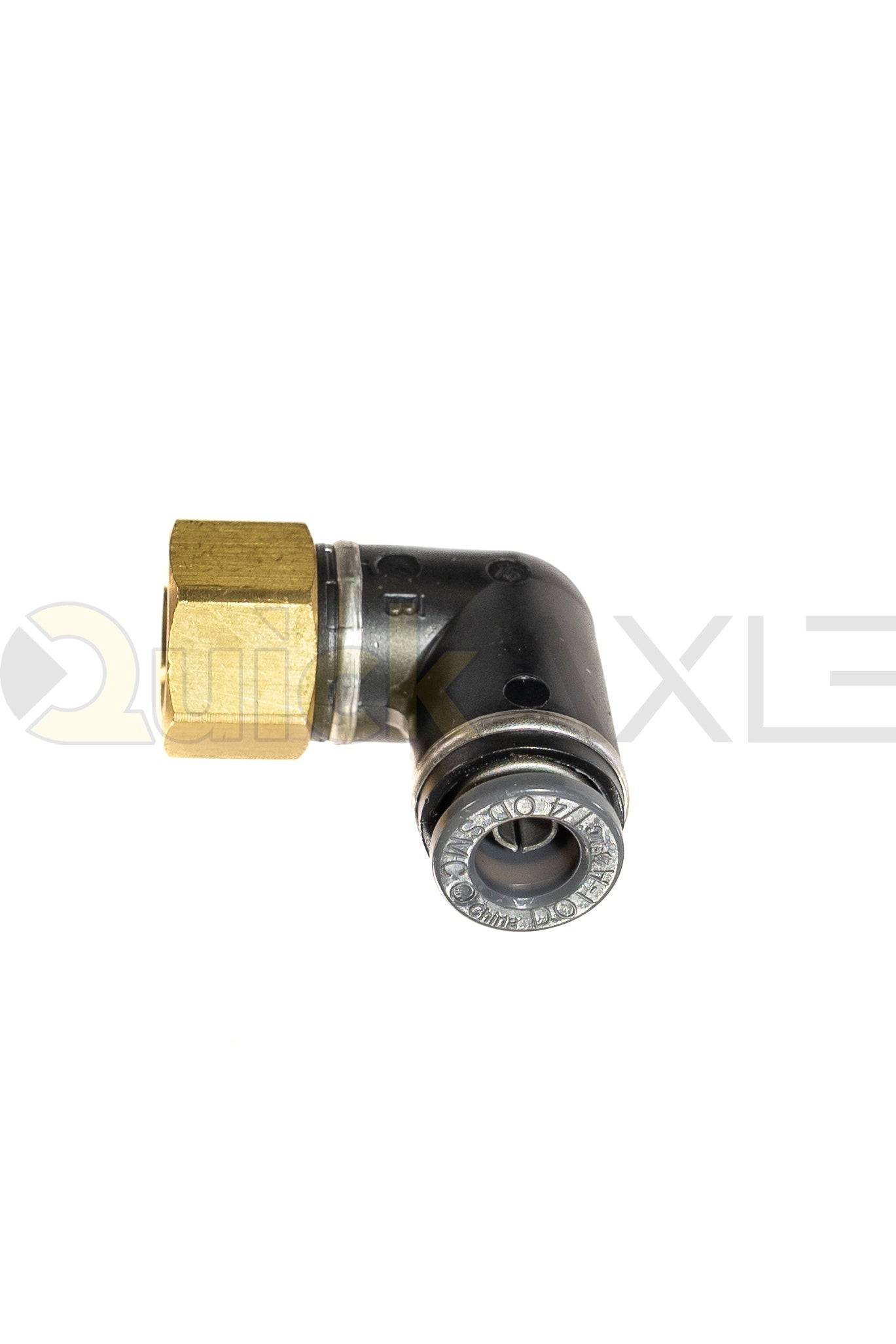SMC 90-Degree Elbow, 1/8 FNPT x 1/4 PTC KV2LF07-34