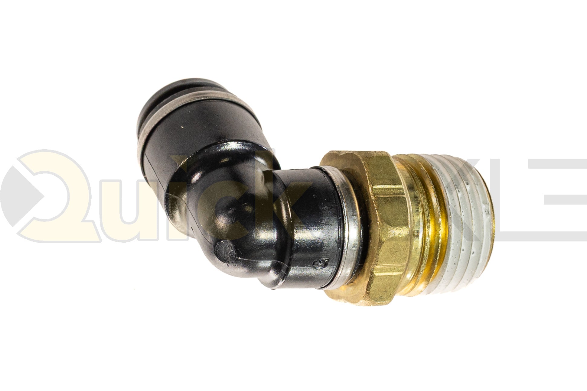 SMC 90-Degree Elbow, 1/2 NPT x 3/8 PTC KV2L11-37S