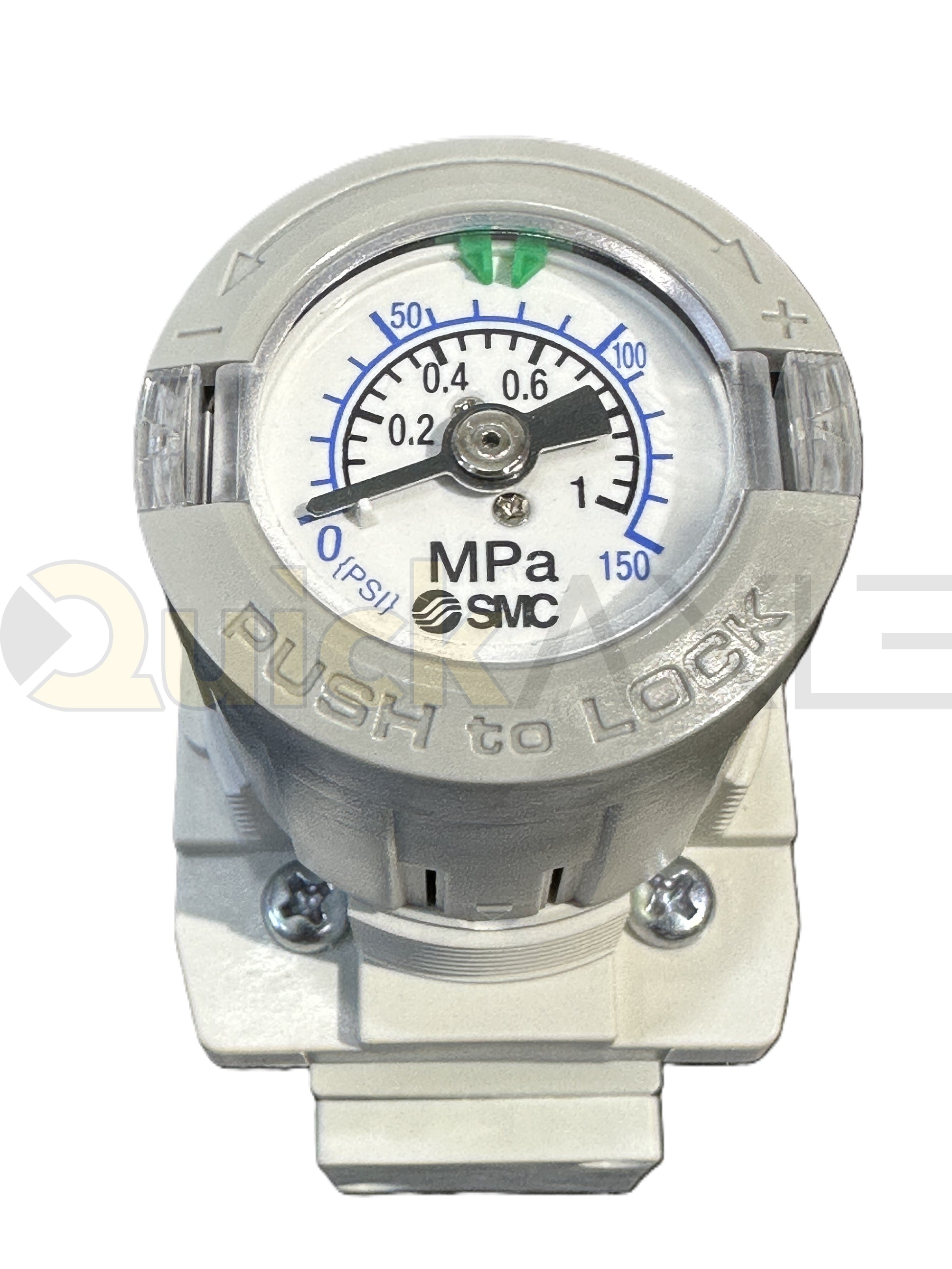 Pressure Regulator w/ Gauge & Bracket, 1/4" NPT - 1230200
