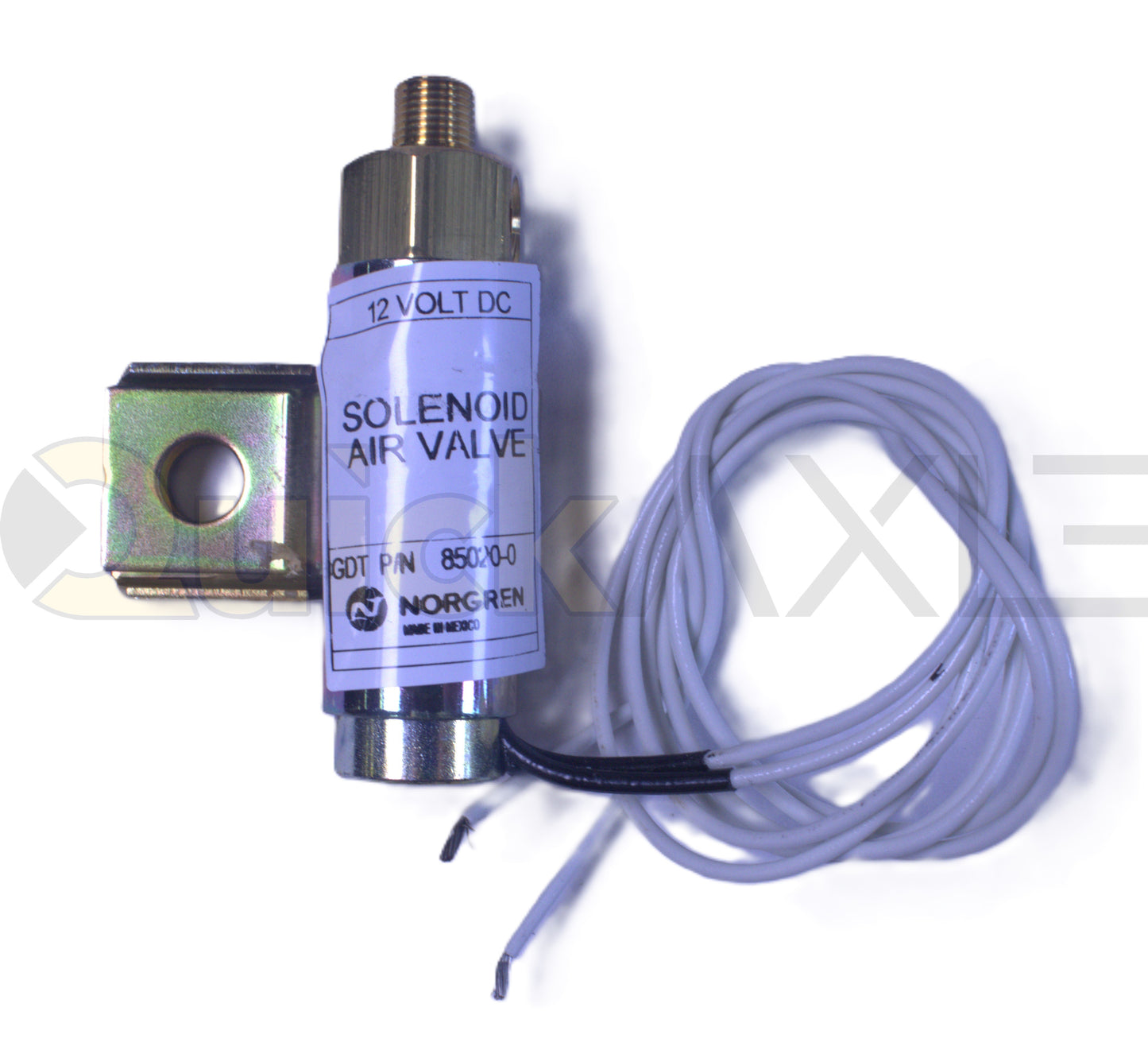 LACM Solenoid Valve - 3-way, 12 VDC, 1/8" NPTF, flying leads - 1230239
