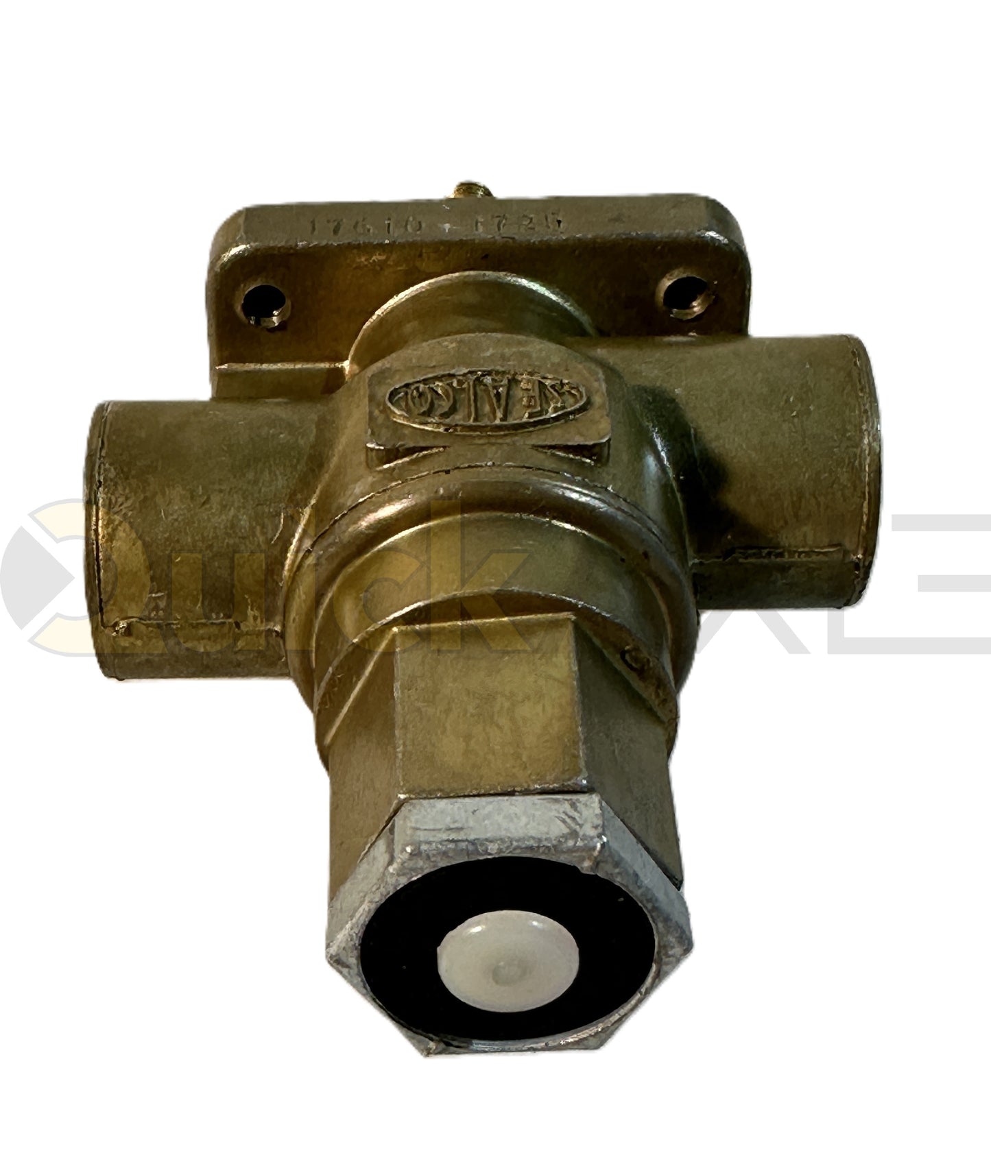 Manual Suspension Control Valve, Sealco 17610, Pull to Exhaust / Push to Fill, 3/8" NPT inlet & outlet, panel-mount knob  -1230243