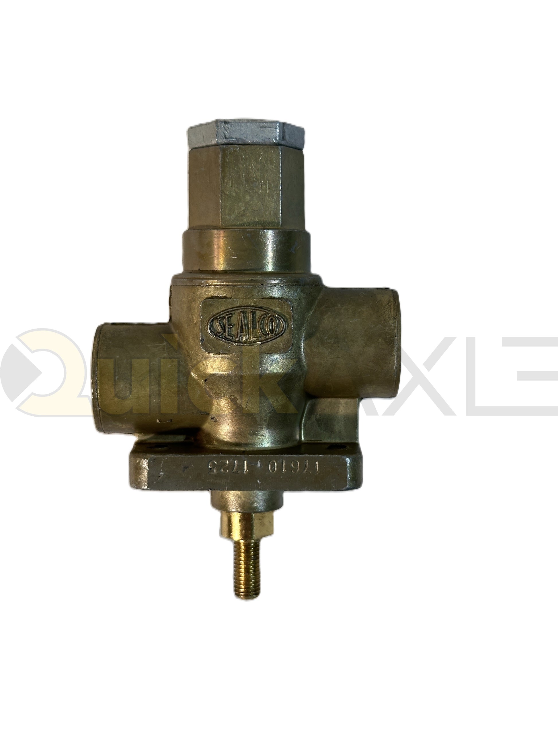 Manual Suspension Control Valve, Sealco 17610, Pull to Exhaust / Push to Fill, 3/8" NPT inlet & outlet, panel-mount knob  -1230243