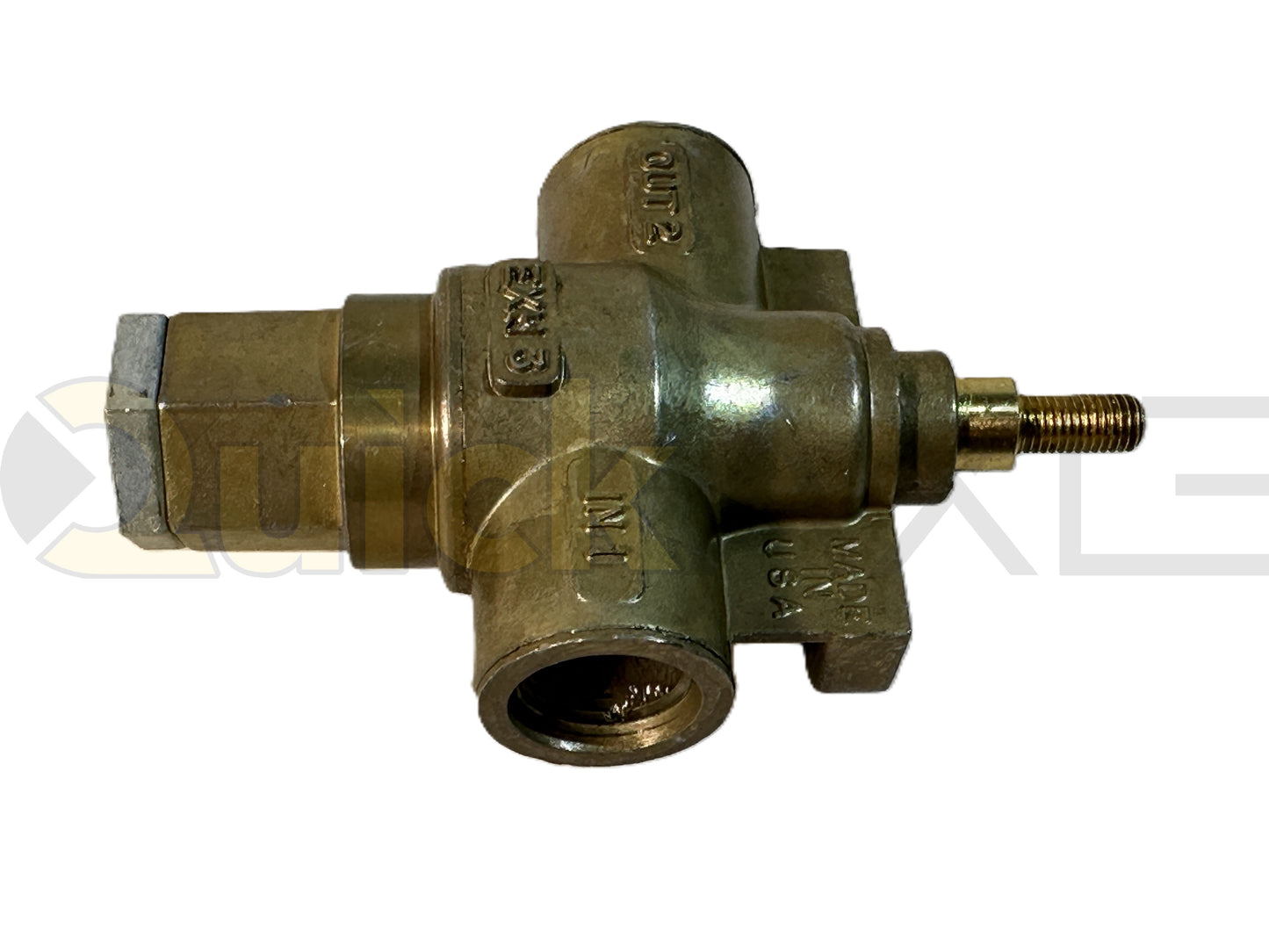 Manual Suspension Control Valve, Sealco 17610, Pull to Exhaust / Push to Fill, 3/8" NPT inlet & outlet, panel-mount knob  -1230243