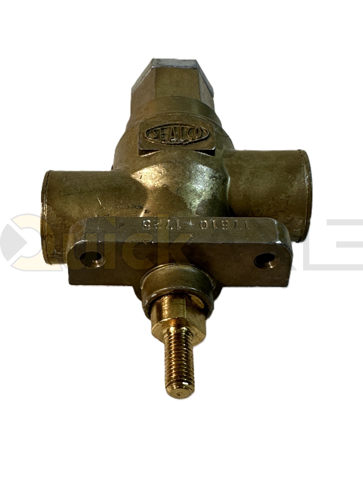 Manual Suspension Control Valve, Sealco 17610, Pull to Exhaust / Push to Fill, 3/8" NPT inlet & outlet, panel-mount knob  -1230243