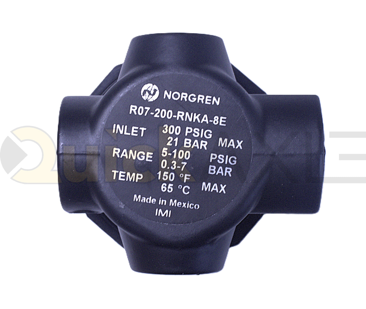 Pressure Regulator - Norgren R07, 1/4" NPT, with nut - 1232153B000