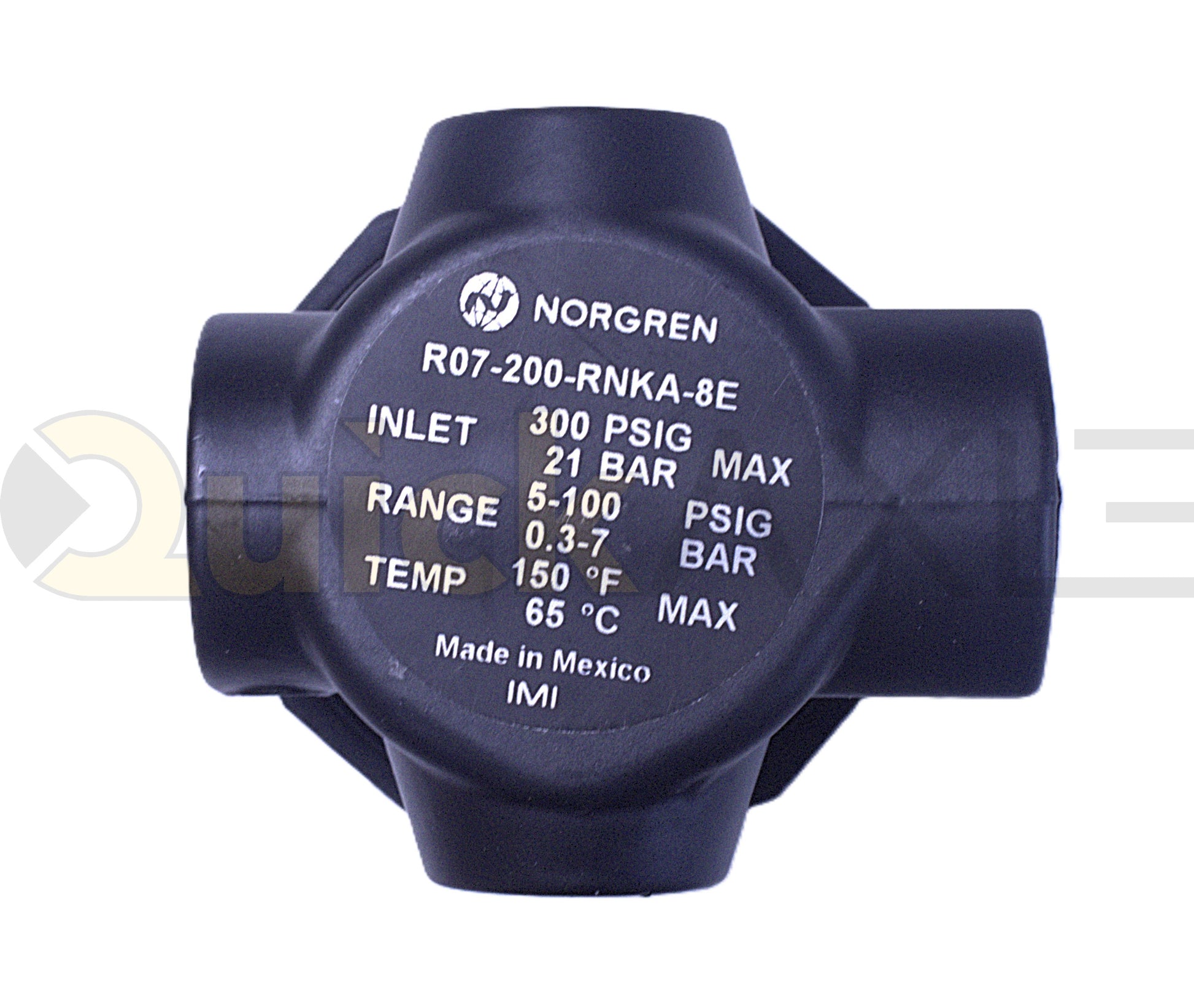 Pressure Regulator - Norgren R07, 1/4" NPT, with nut - 1232153B000