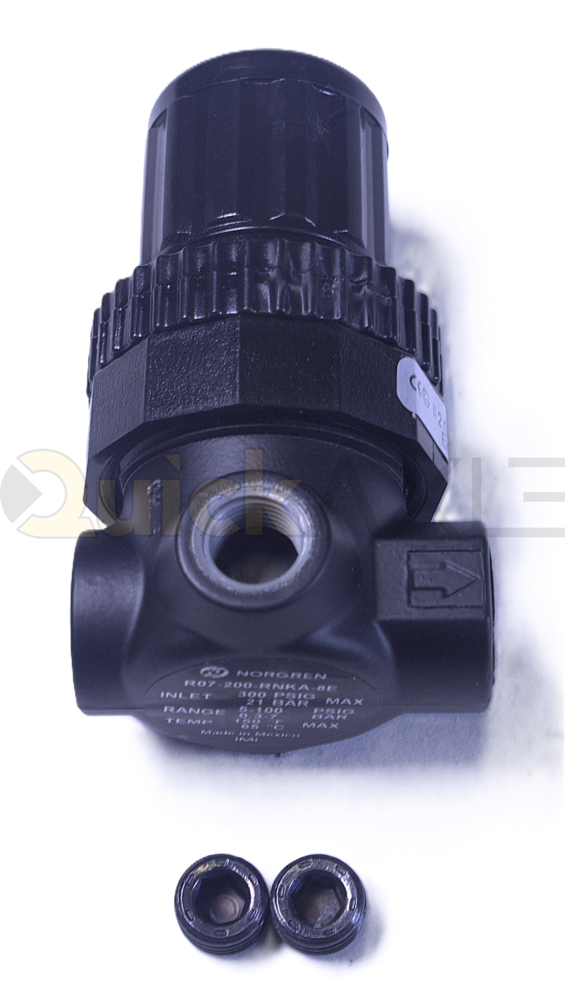 Pressure Regulator - Norgren R07, 1/4" NPT, with nut - 1232153B000