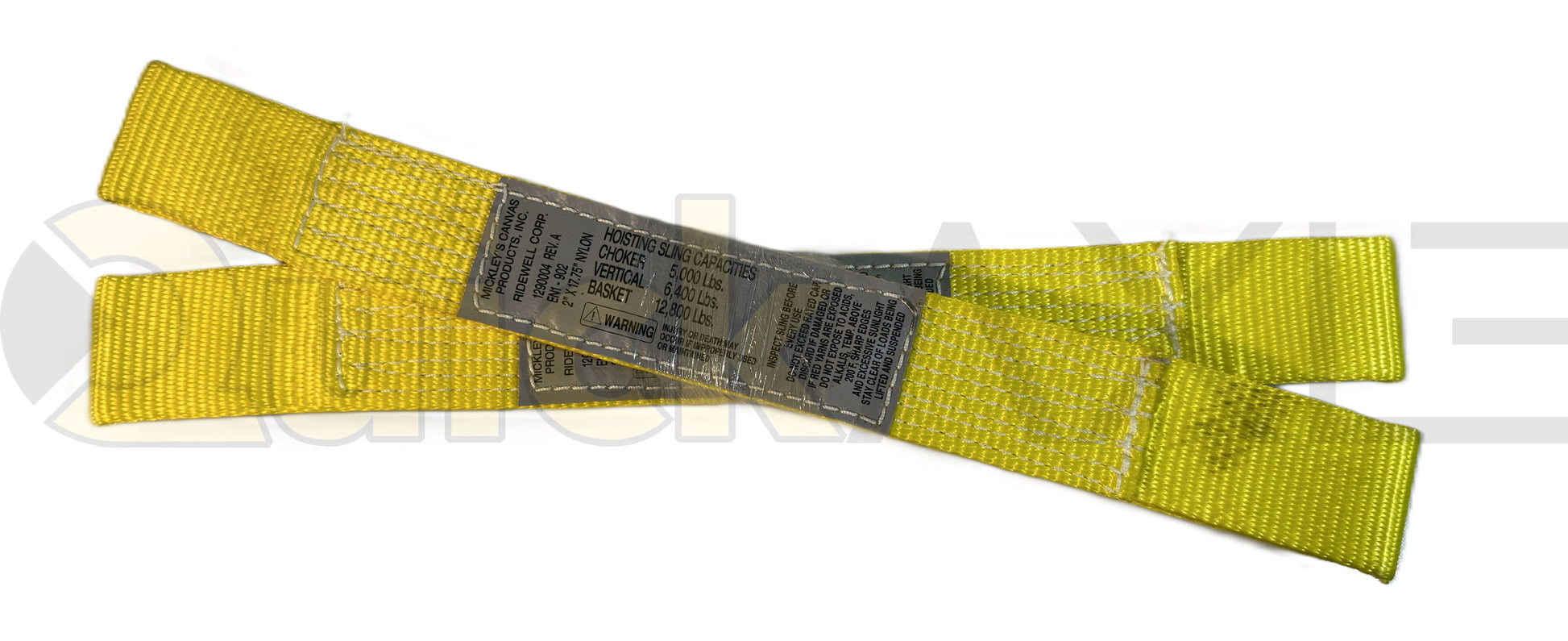 Shock Restraint Strap (Pair), 2″ wide × 17.5–18.0″ long, 1-ply - 1290004
