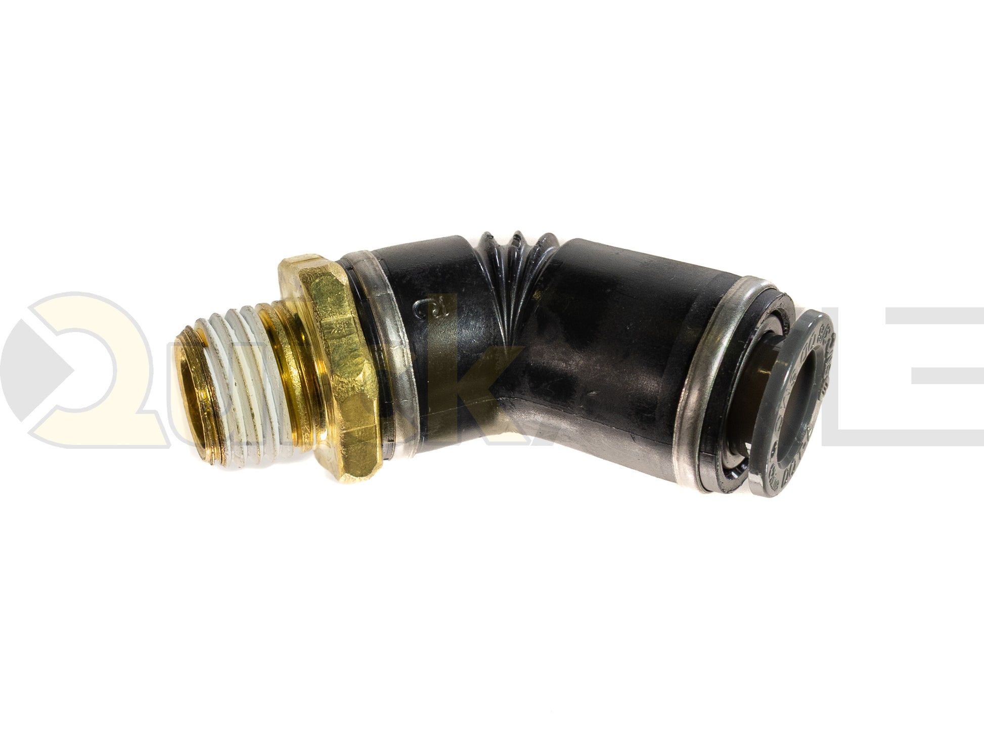 SMC 45-Degree Elbow, 1/4 MNPT x 3/8 PTC KV2K11-35S