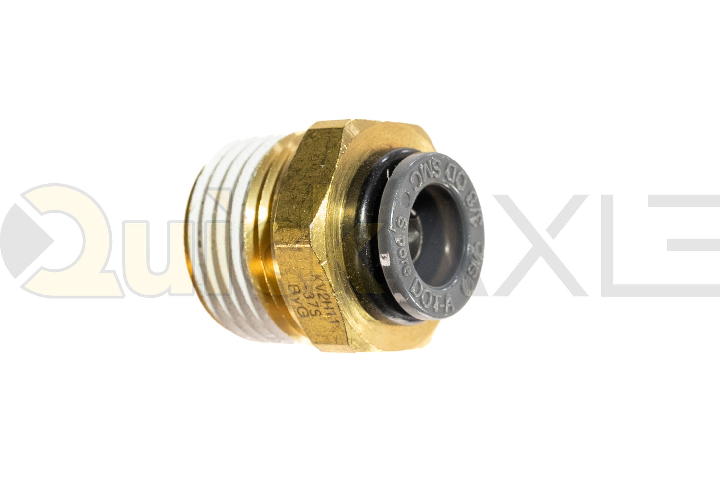 SMC Male Connector, 1/2 MNPT x 3/8 PTC KV2H11-37S