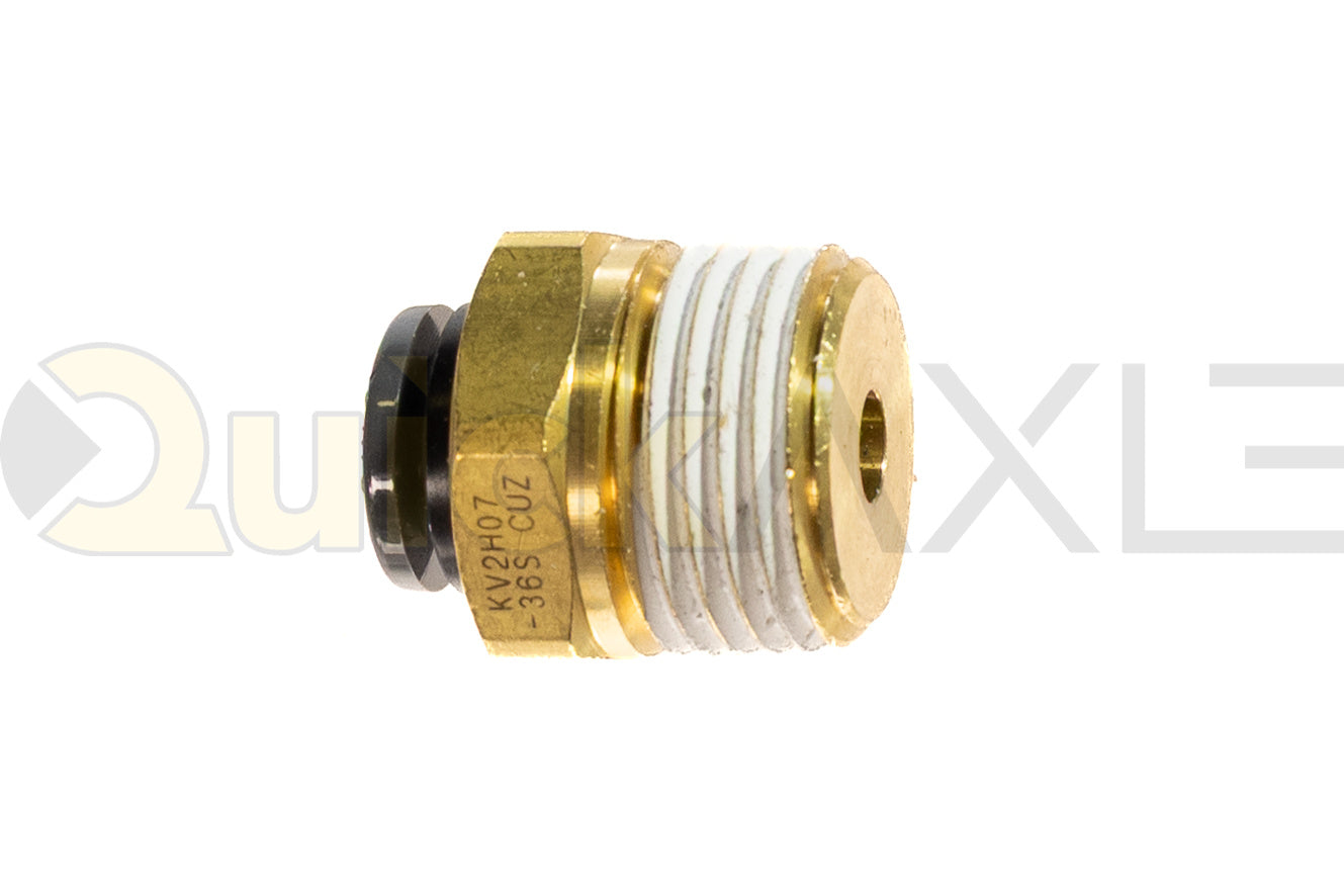 SMC Male Connector, 3/8 MNPT x 1/4 PTC KV2H07-36S